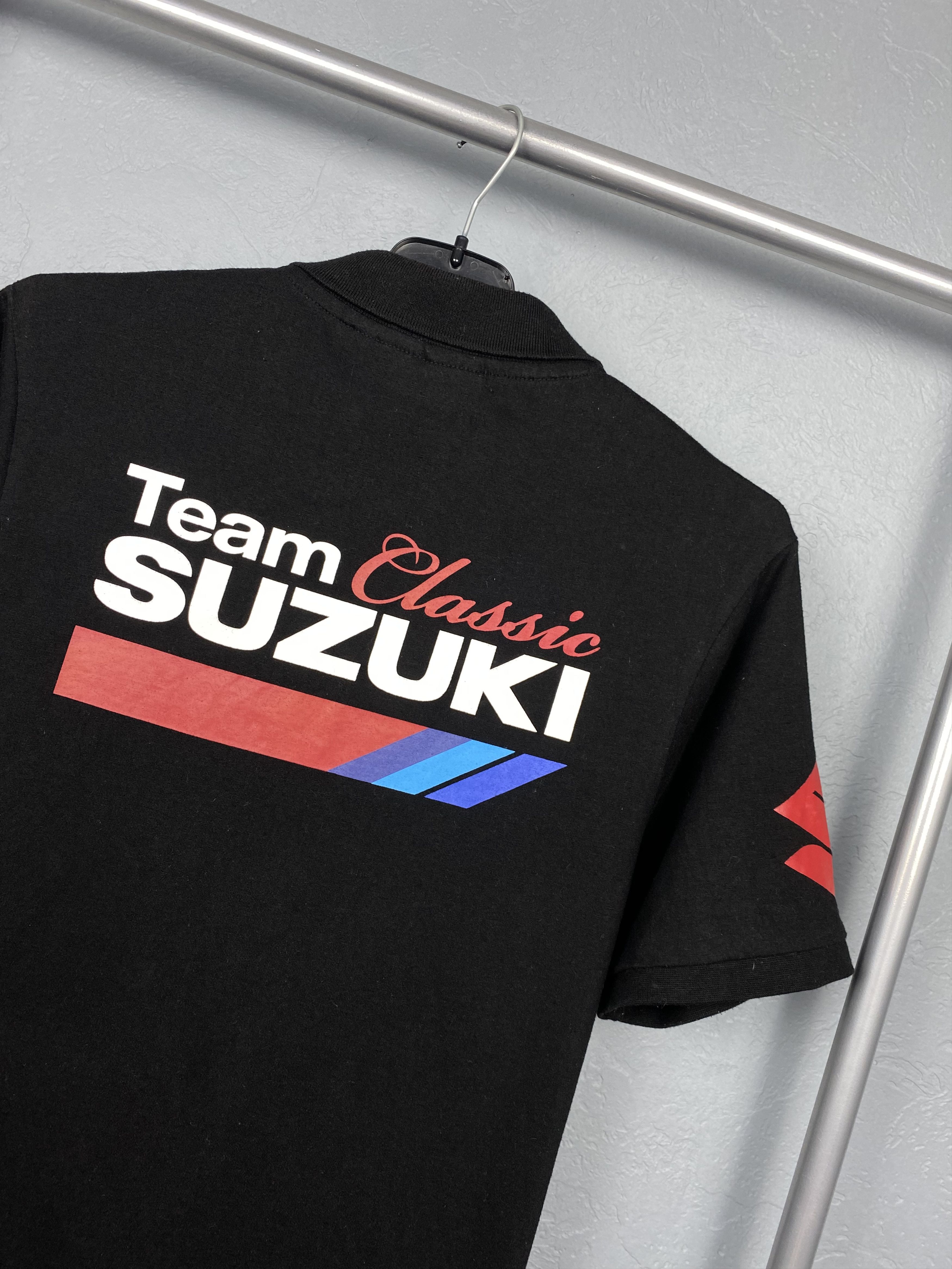 Japanese Brand × Vintage Suzuki Racing Team Vintage Mens Polo Shirt Y2K Size US S / EU 44-46 / 1 - 7 Thumbnail