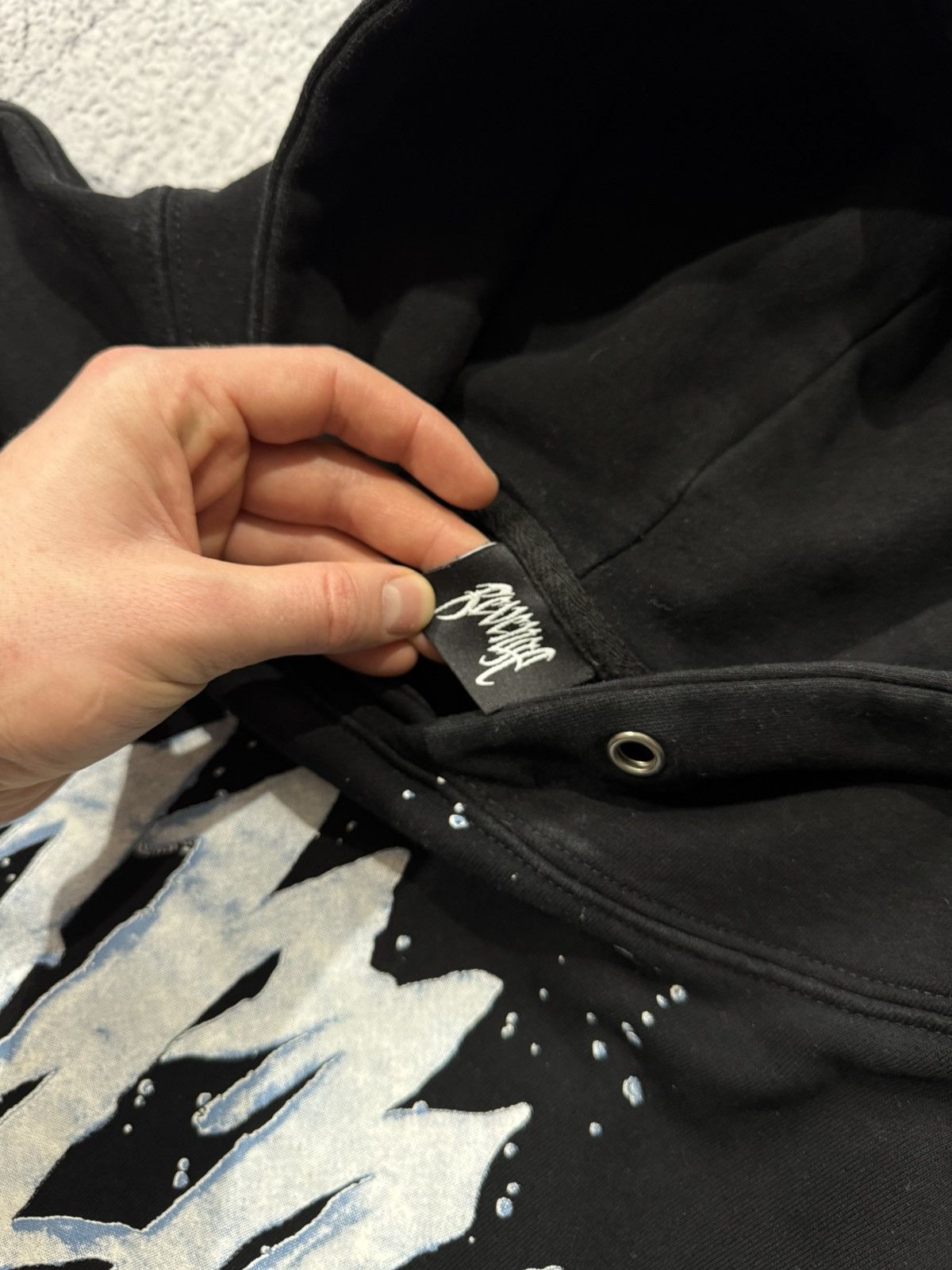 Revenge × Vintage Vintage Revenge Hoodie skull men’s M oversized big logo Size US M / EU 48-50 / 2 - 7 Thumbnail