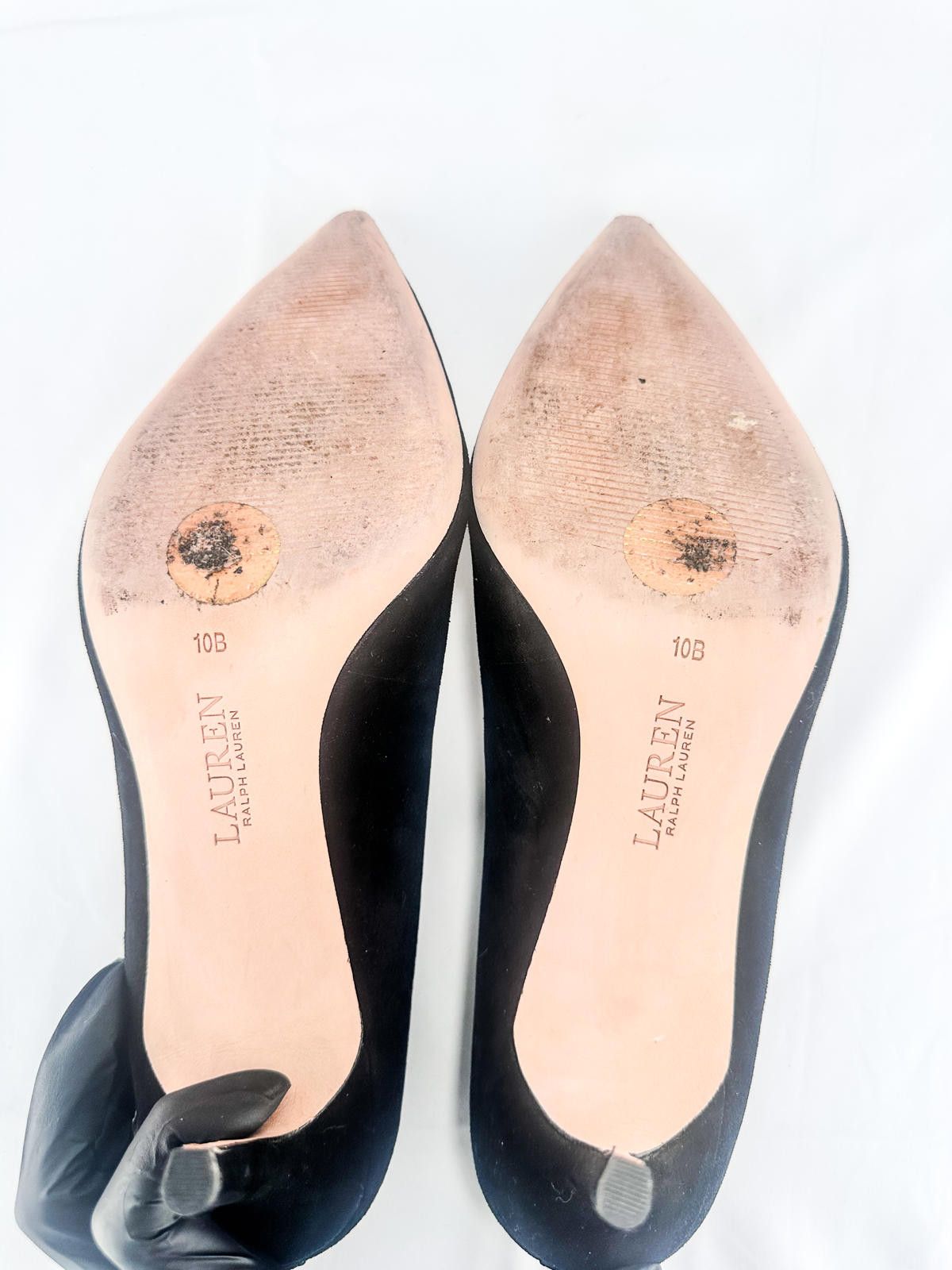 Polo Ralph Lauren Lanette Suede Mary Jane Pump Black EU 42 Size US 10 / IT 40 - 6 Thumbnail
