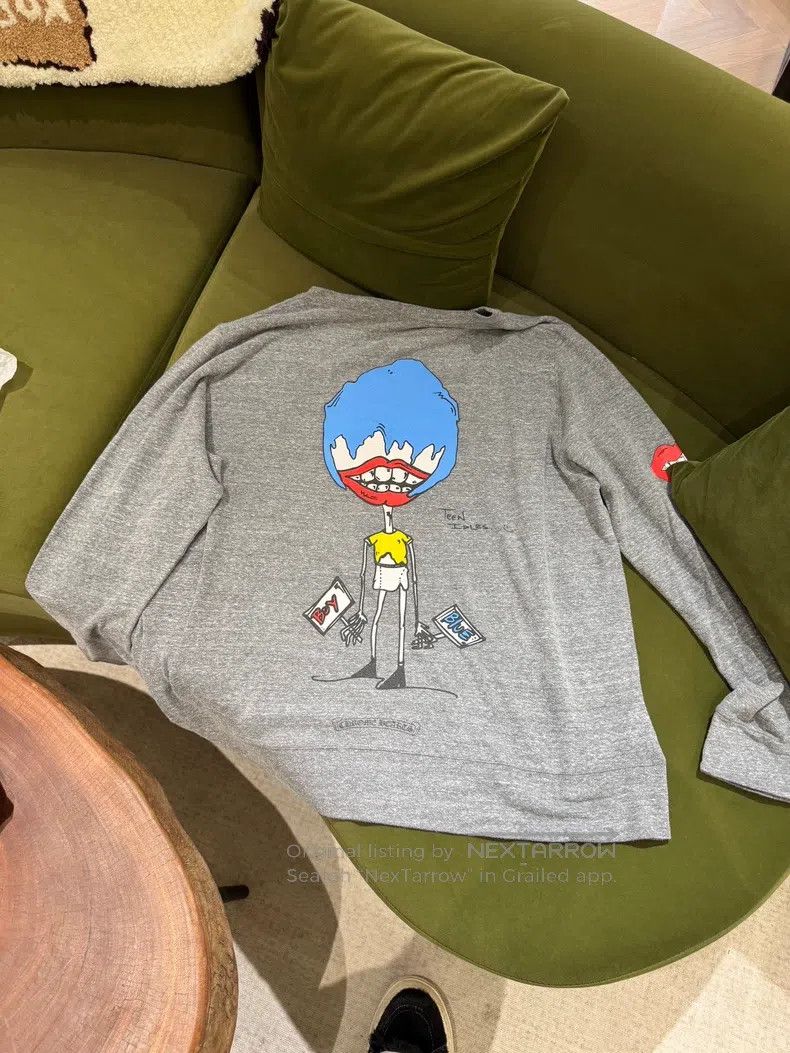 Chrome Hearts CHROME HEARTS Size XXL Grey long sleeve T-shirt Size US XXL / EU 58 / 5 - 1 Thumbnail