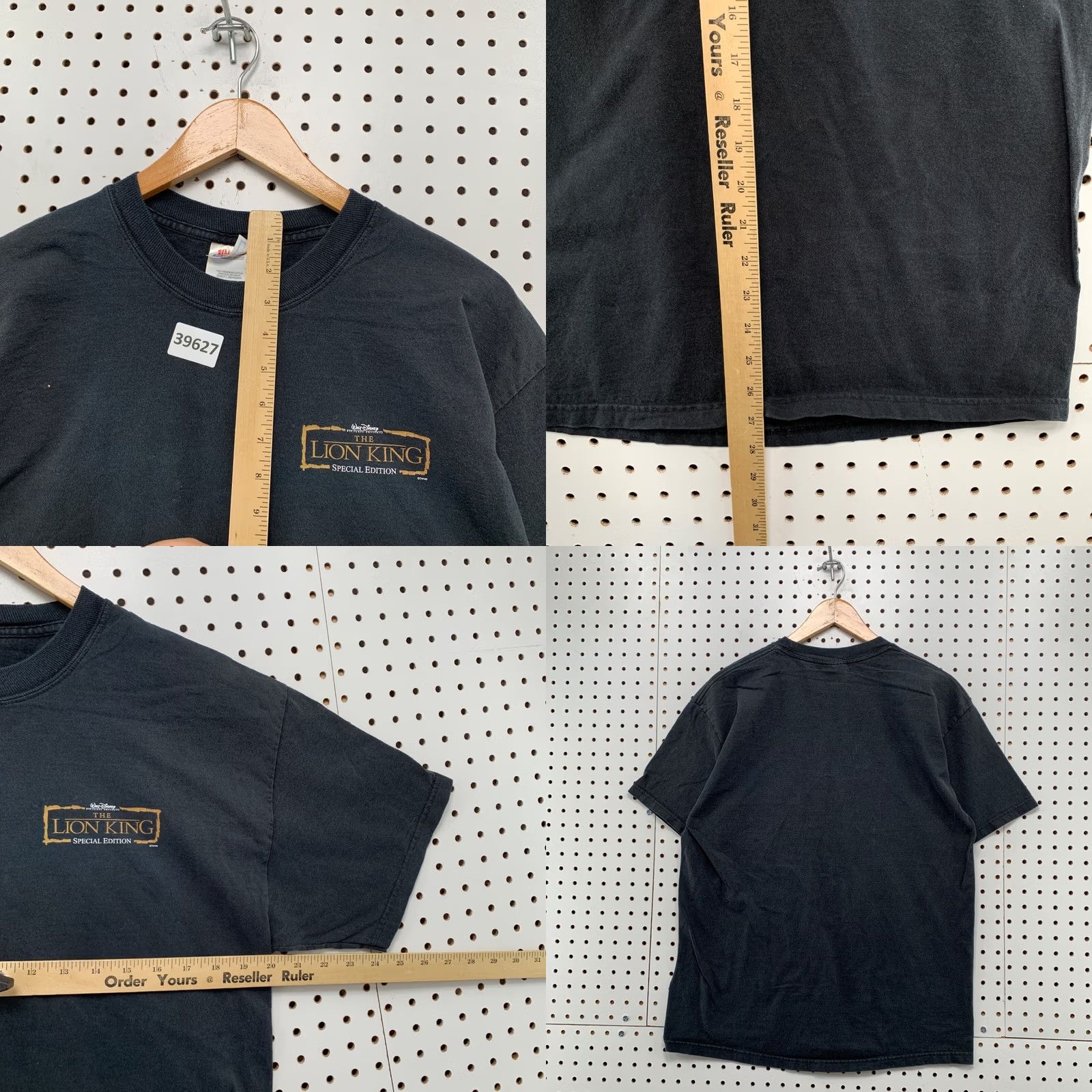 Hanes VTG Lion King Special Edition Shirt Mens L Faded Black Movie Promo Size US L / EU 52-54 / 3 - 9 Thumbnail