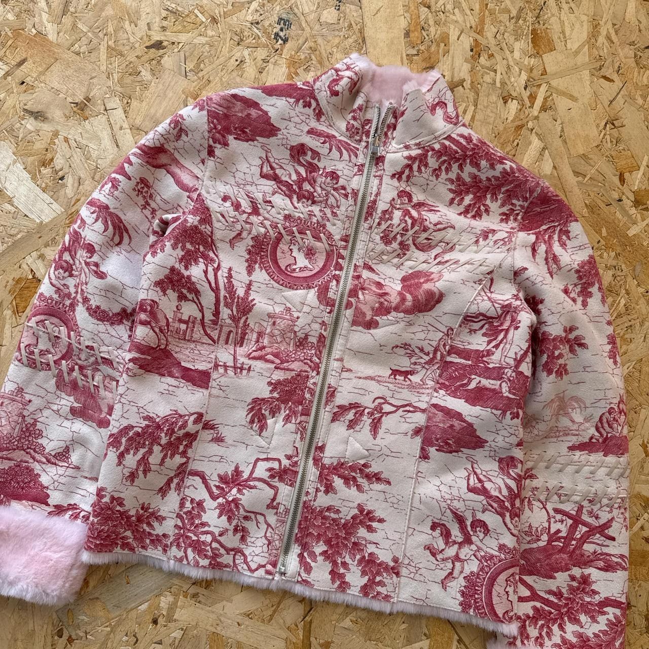 Vintage Vintage Red Toile Womens Size S / US 4 / IT 40 - 2 Thumbnail