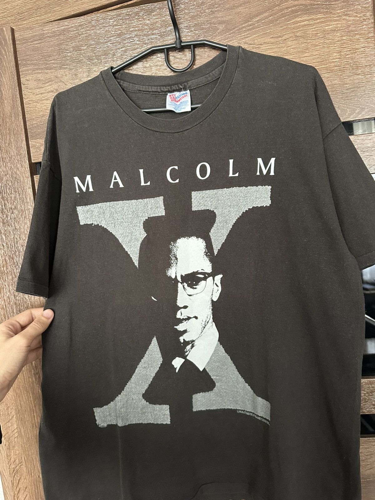 Vintage 1992 Malcolm X Vintage Movie T-Shirt Tee Size US XL / EU 56 / 4 - 5 Thumbnail