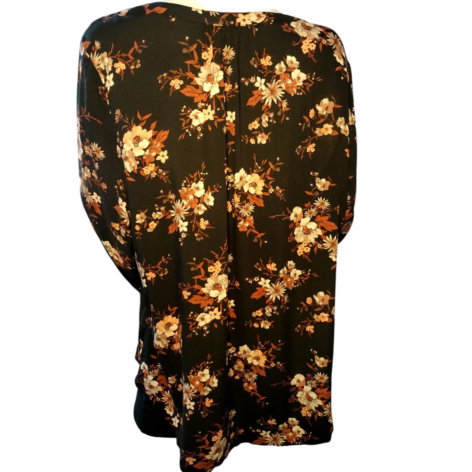 Croft & Barrow Croft & Barrow Womens Long Sleeve Blouse Floral SZ XXL Size XXL / US 16-18 / IT 52-54 - 5 Thumbnail