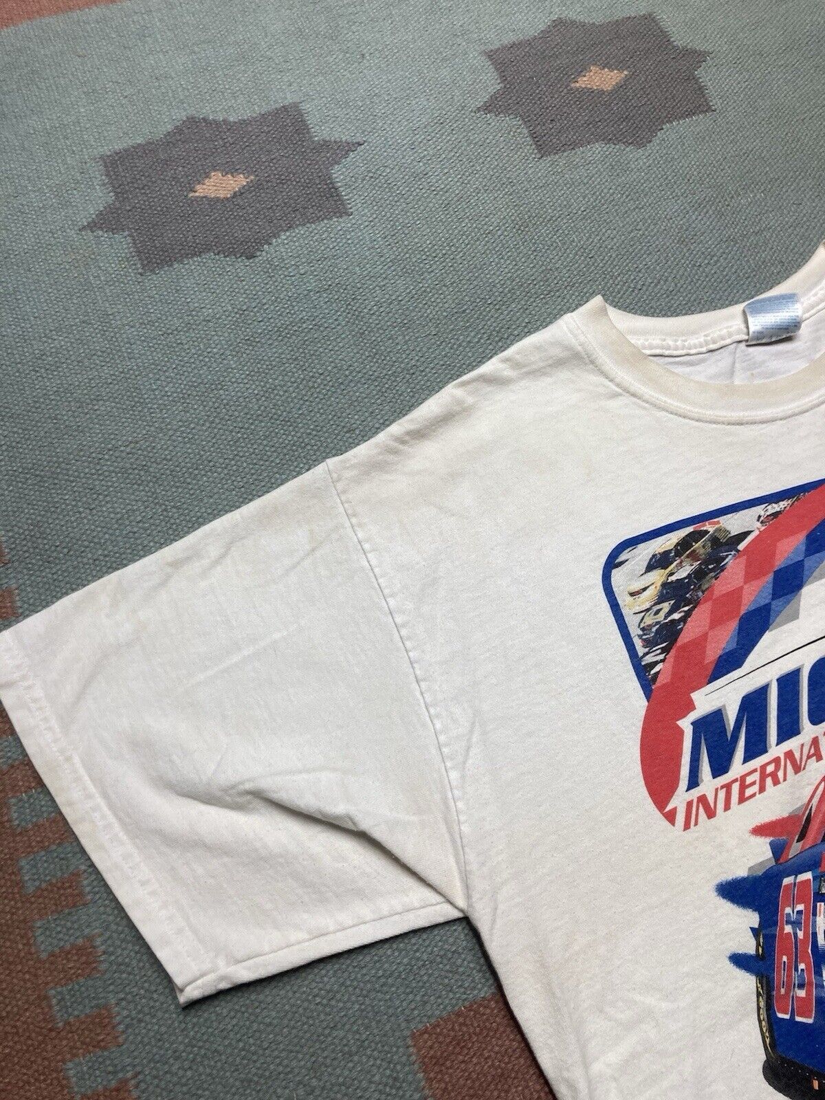 NASCAR × Vintage Vtg t shirt Michigan international speedway nascar XL Size US XL / EU 56 / 4 - 6 Thumbnail