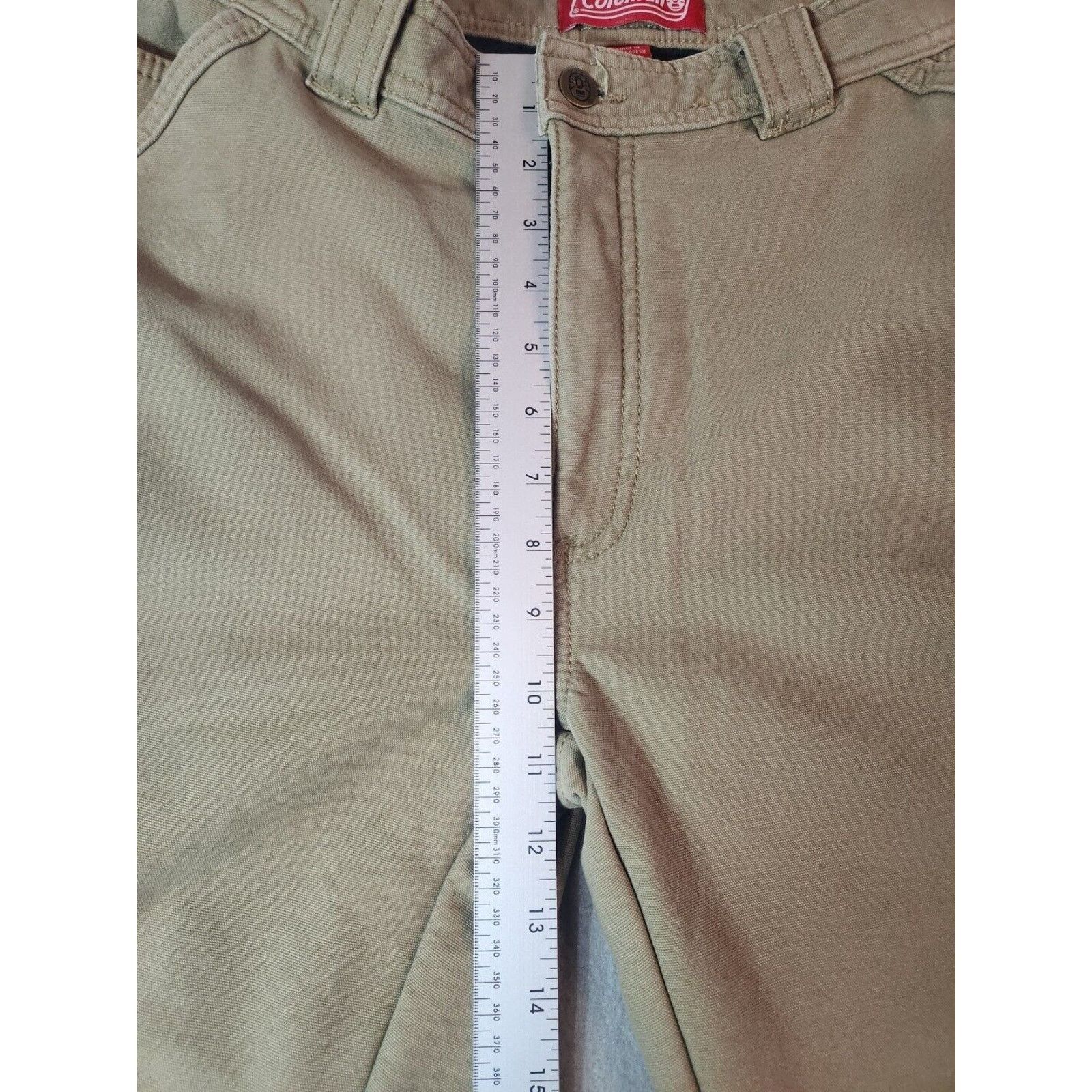Coleman Coleman Pants Mens 34x30 Khaki Tan Fleece Lined Warm Stretch Size US 34 / EU 50 - 11 Thumbnail