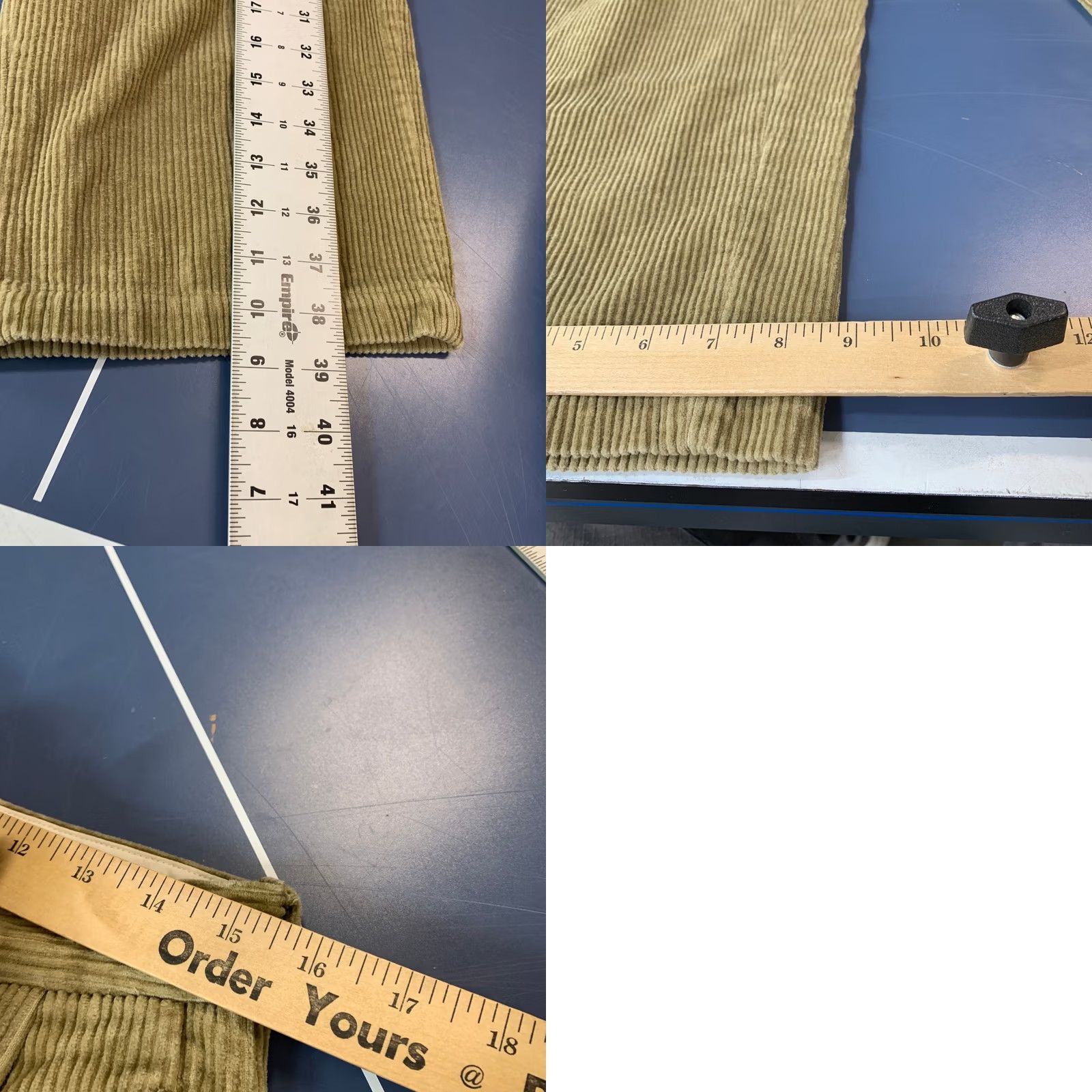 Nautica Nautica Corduroy Pants Khaki Tan 32x34 Straight Leg Cotton Vintage? No. Size US 32 / EU 48 - 9 Thumbnail