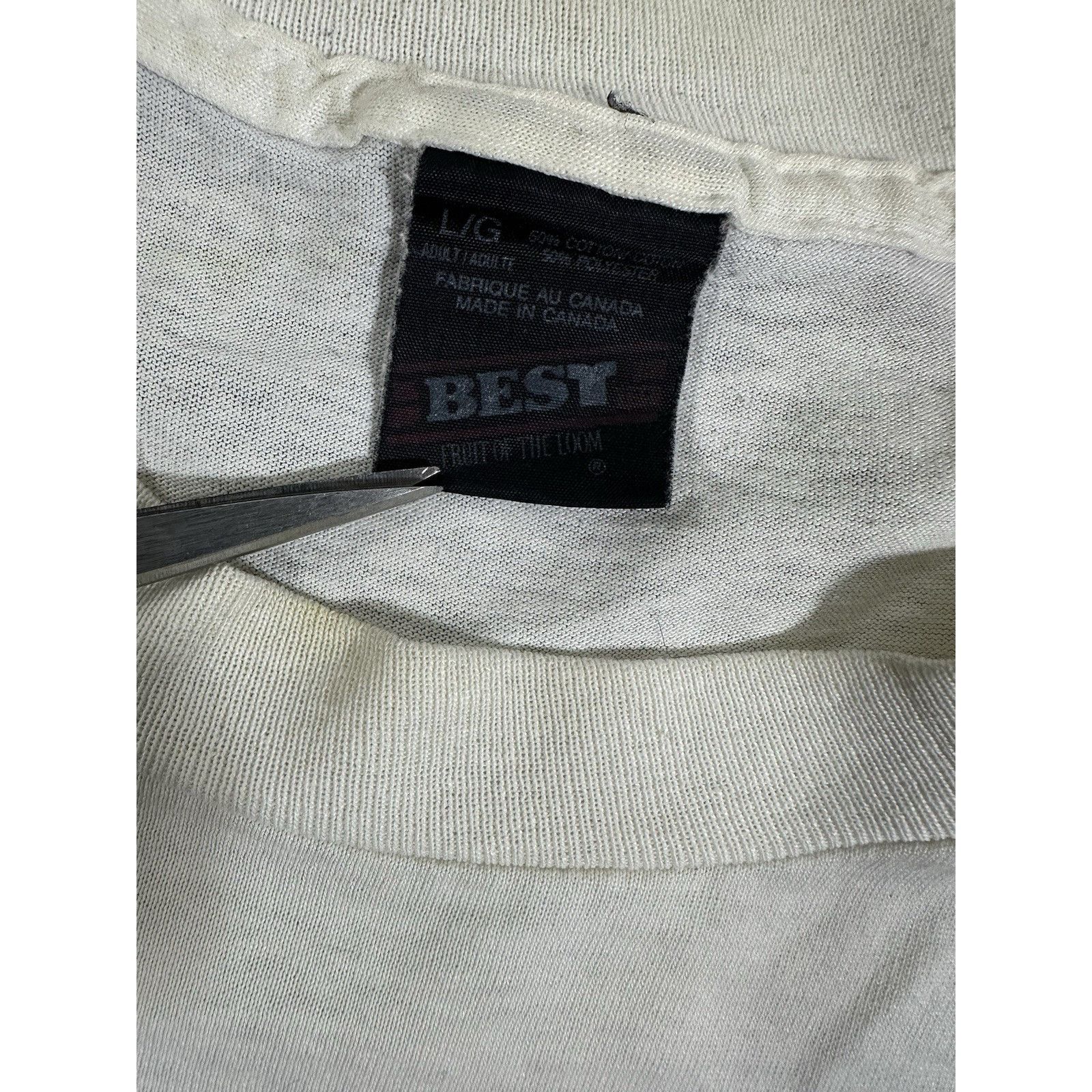 Fruit Of The Loom Vintage 80s Des Sources Badminton T-Shirt Graphic Sports Size US L / EU 52-54 / 3 - 3 Thumbnail
