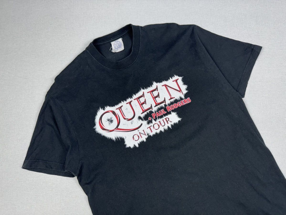 Vintage Men’s Vintage Queen + Paul Rodgers On Tour 2005 T-Shirt Size US L / EU 52-54 / 3 - 3 Thumbnail