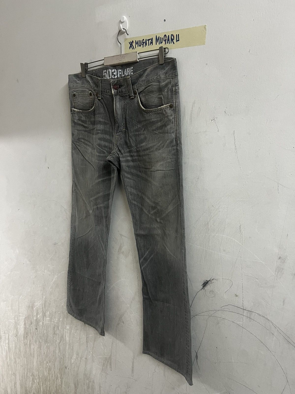 Japanese Brand RARE‼️FLARED🔥VINTAGE EDWIN 503 DISTRESSED DENIM PANT Size US 36 / EU 52 - 8 Thumbnail