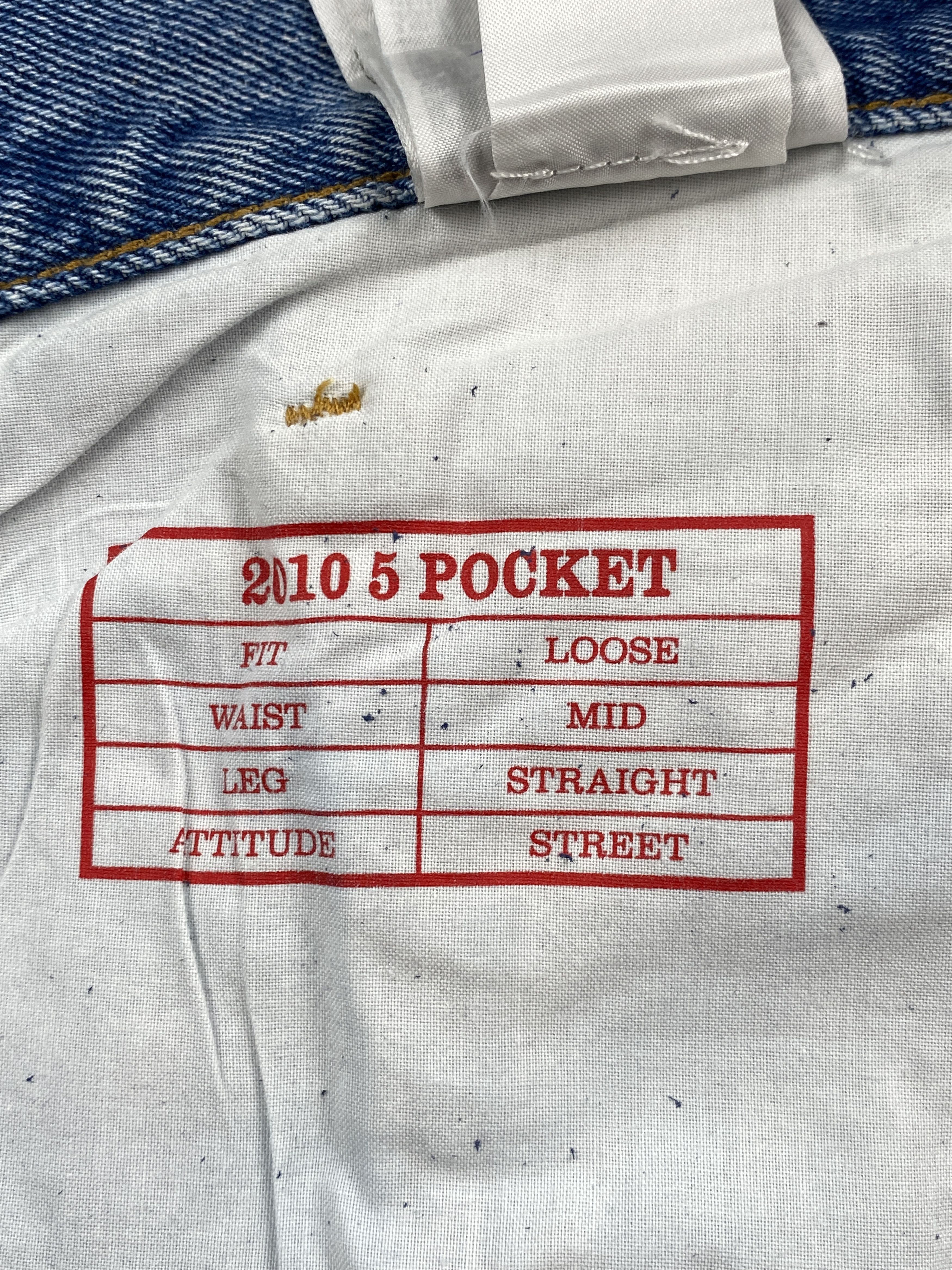 Diesel 2010 5 Pocket Denim Jeans Size US 35 - 14 Thumbnail