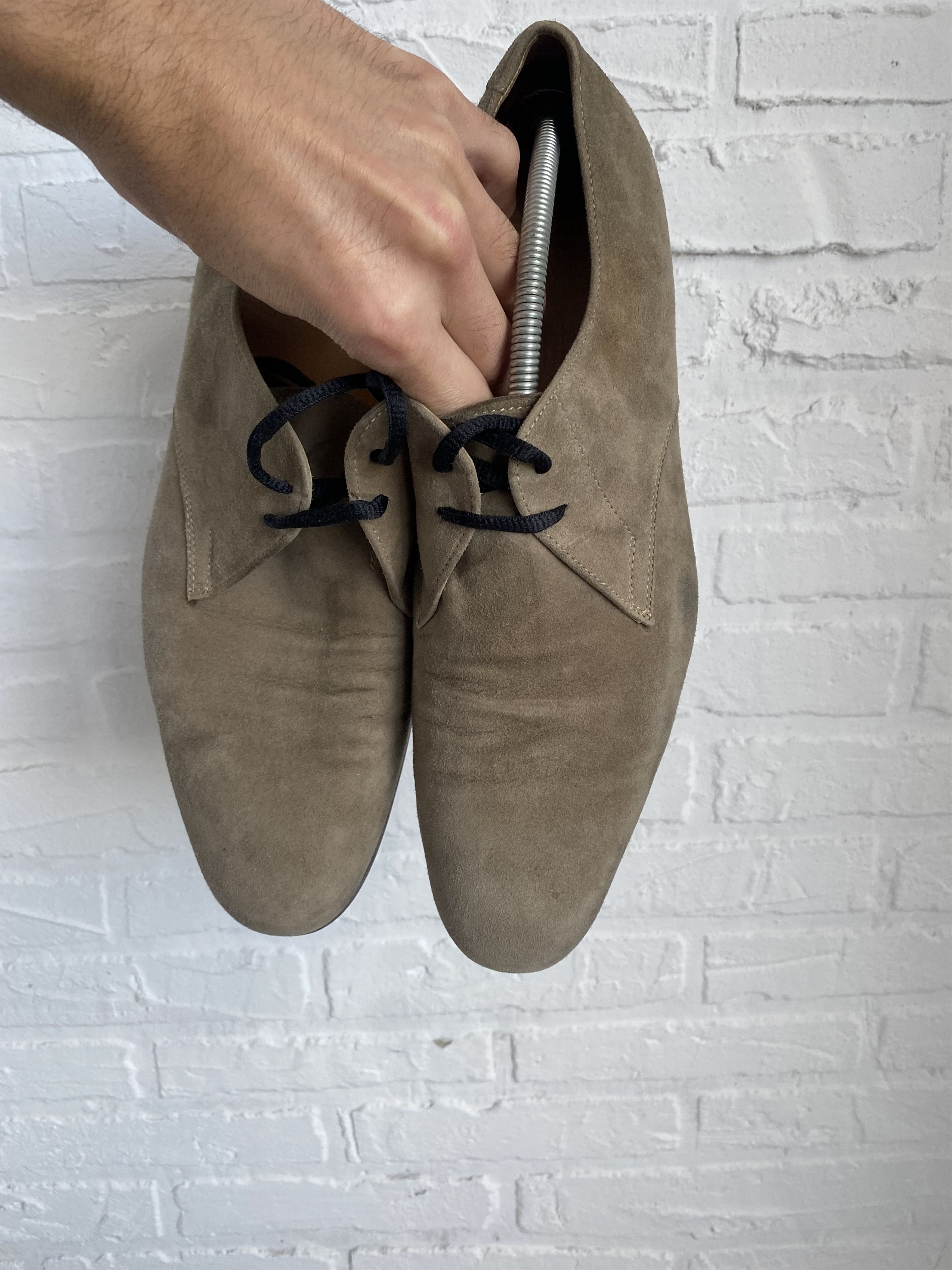 Helmut Lang Vintage Helmut Lang suede leather derby shoes Size US 8.5 / EU 41-42 - 2 Thumbnail