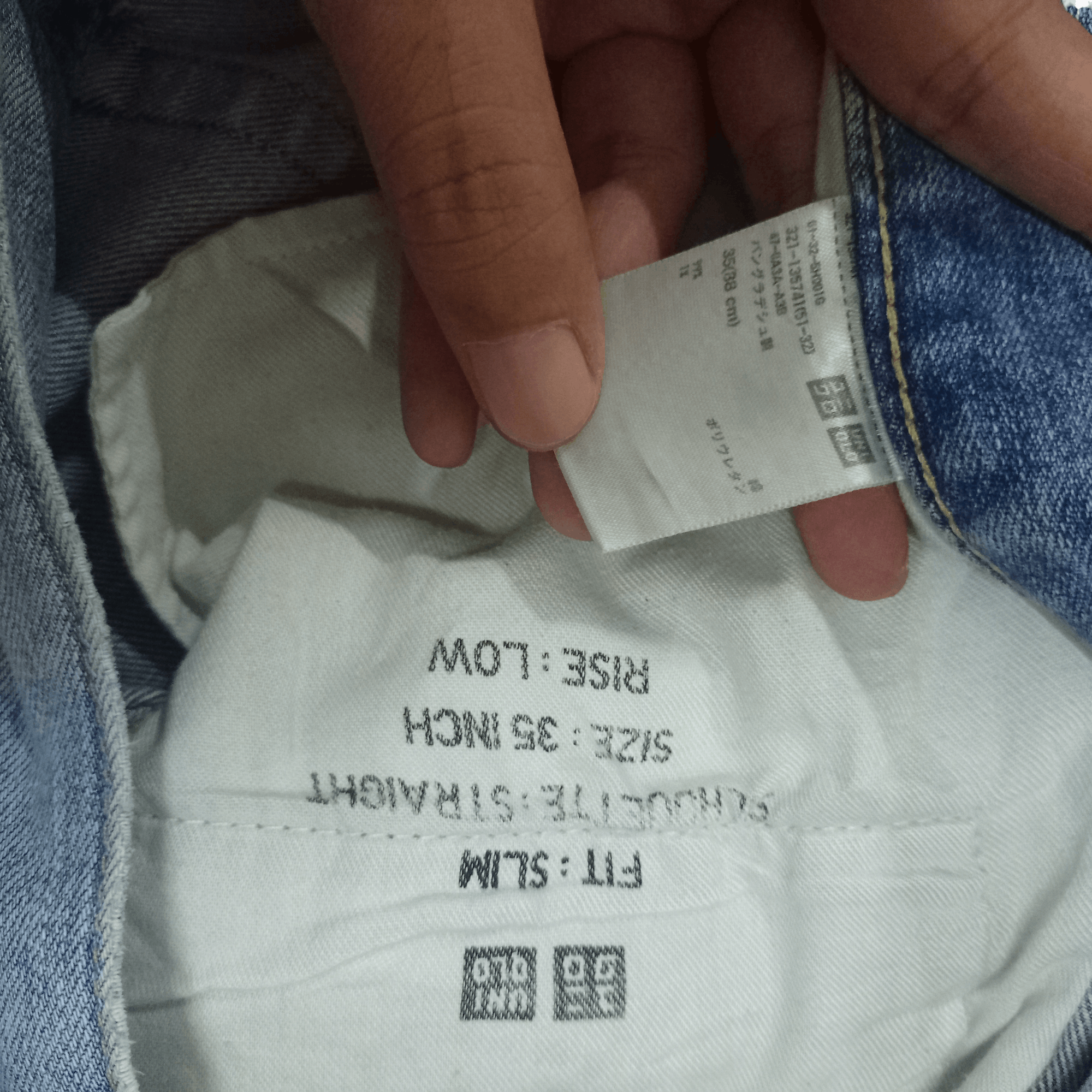 Japanese Brand × Uniqlo Vintage Uniqlo Selvedge Patched Loose Jeans 36x31 Size US 36 / EU 52 - 7 Thumbnail