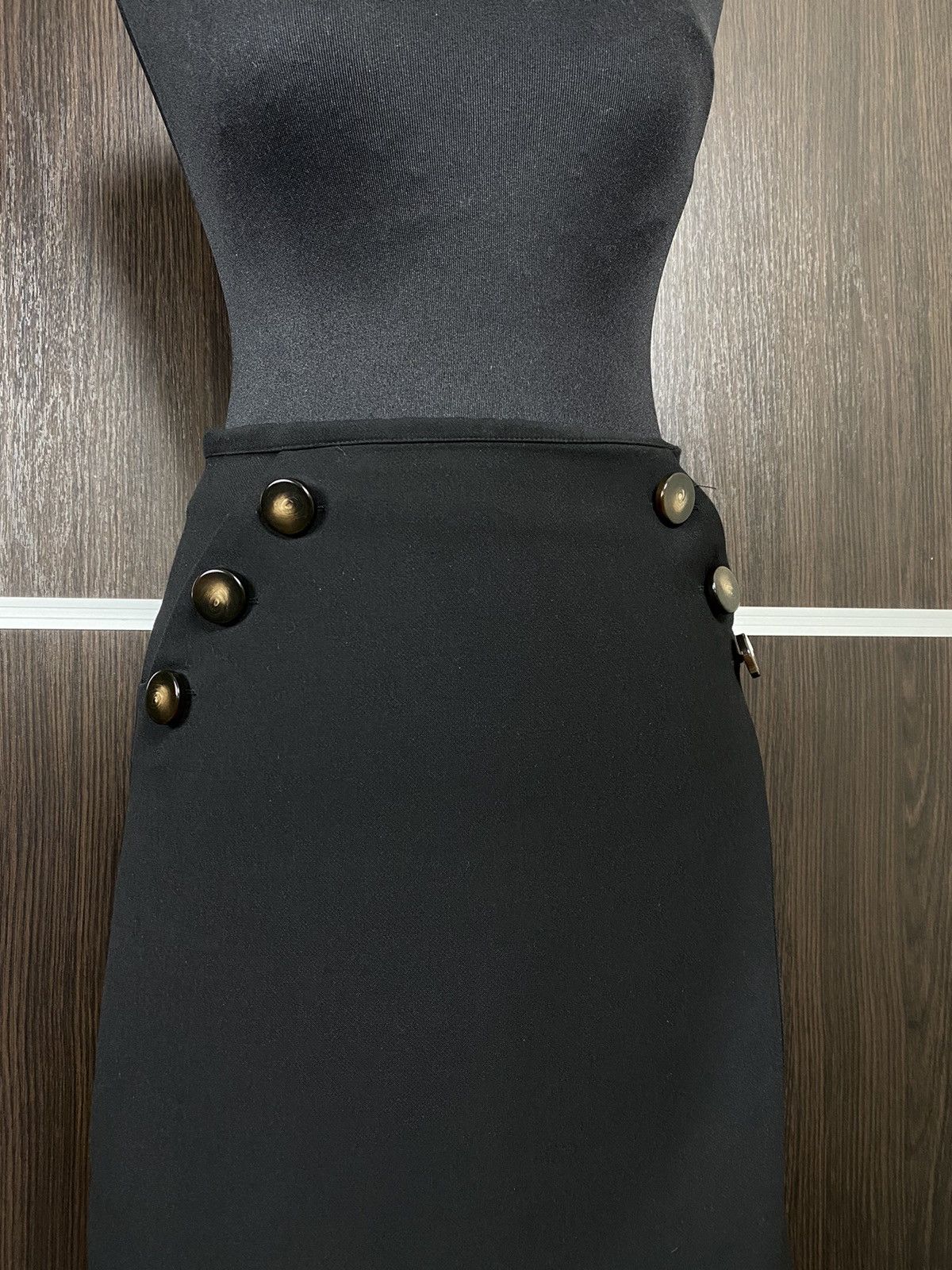 Designer × ba&sh Ba&Sh Bash button detail ss23 black designer skirt skirt Size S / US 4 / IT 40 - 5 Thumbnail