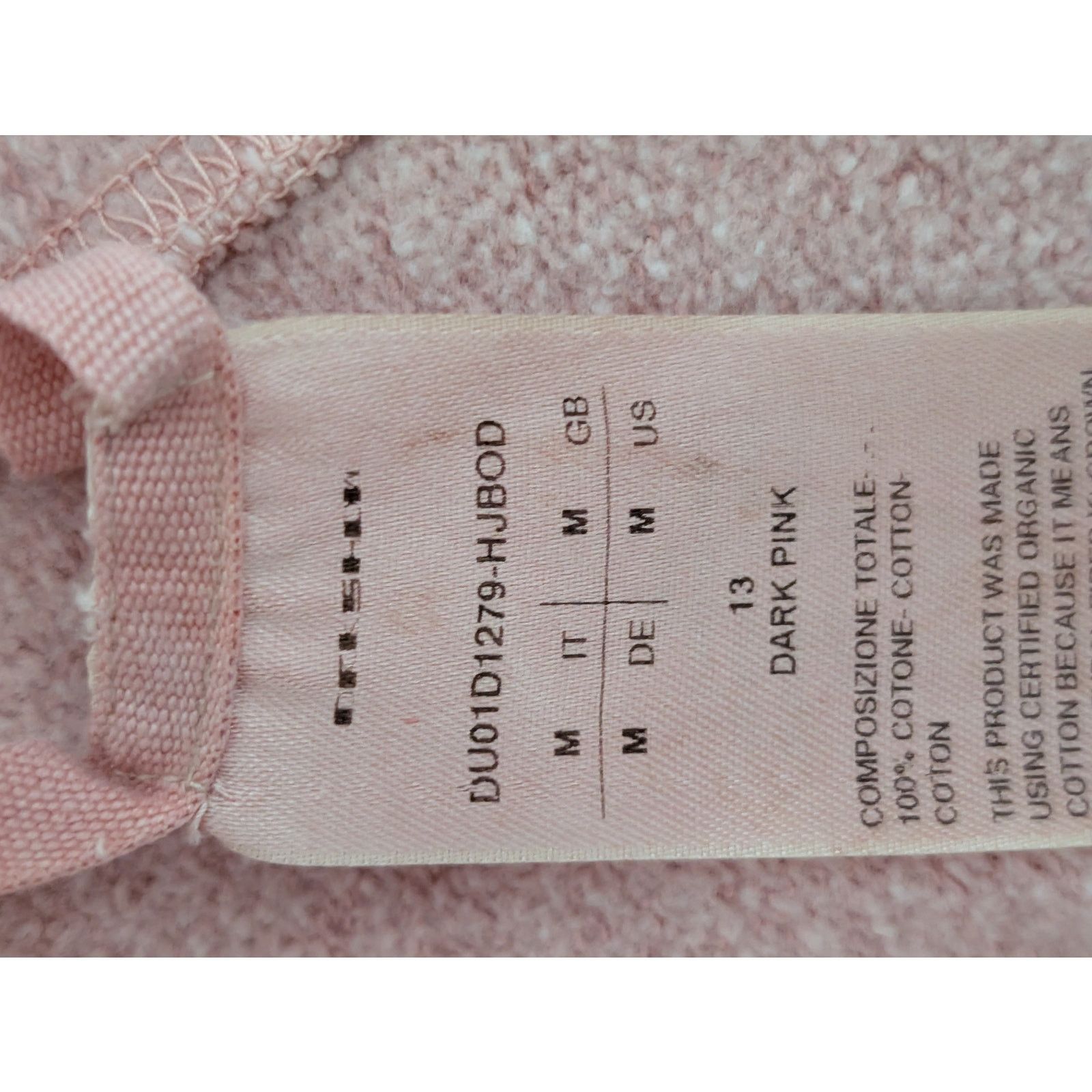 Rick Owens o1rshd1 Crewneck Sweat Sweatshirt in Dark Pink Size US M / EU 48-50 / 2 - 12 Thumbnail