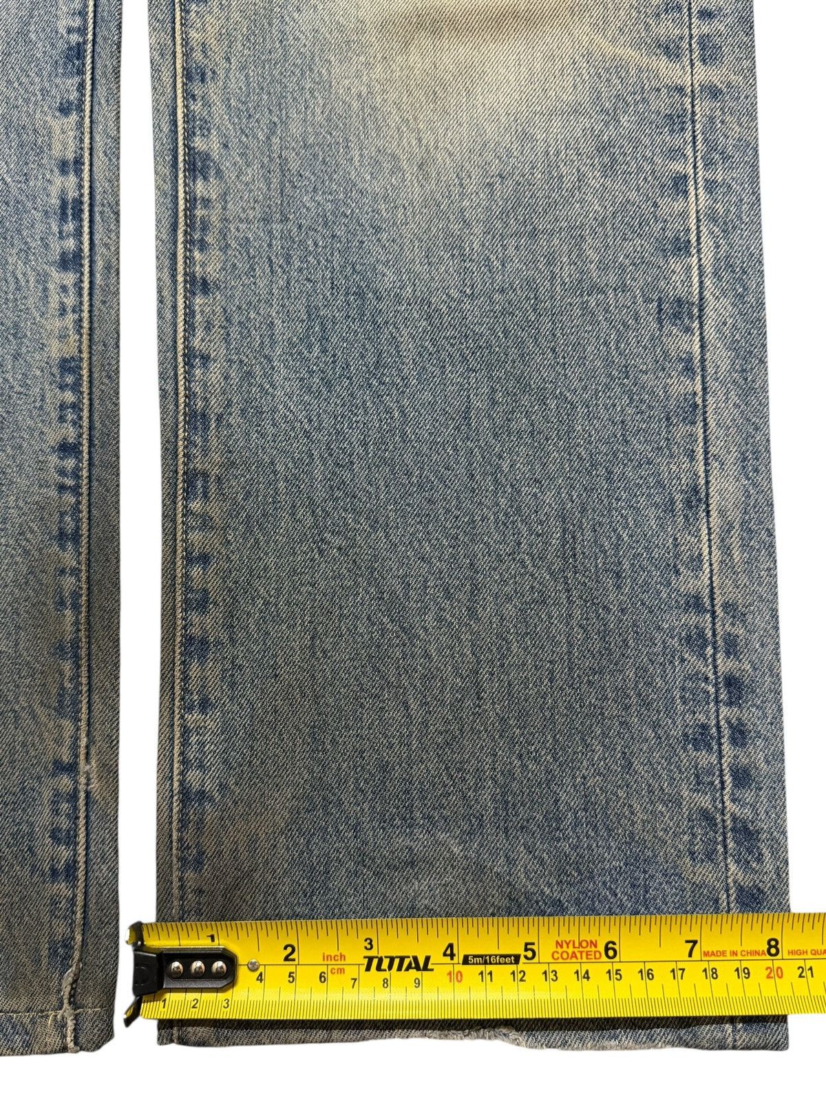 Uniqlo Vintage Y2K Japanese Uniqlo Mud Wash Distressed Straight Leg Size US 32 / EU 48 - 16 Thumbnail