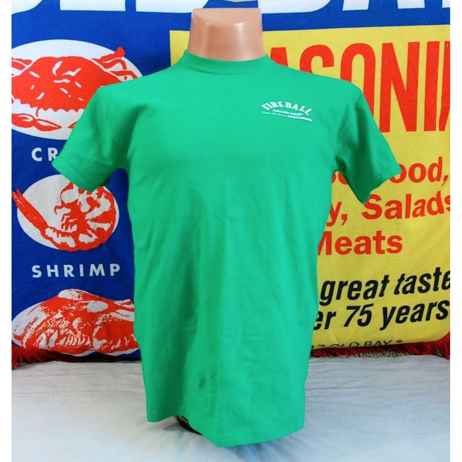 Gildan FIREBALL CINNAMON WHISKY Kiss The Dragon Shirt Mens Med LEPRECHAUN ST PATTY'S Size US M / EU 48-50 / 2 - 3 Thumbnail