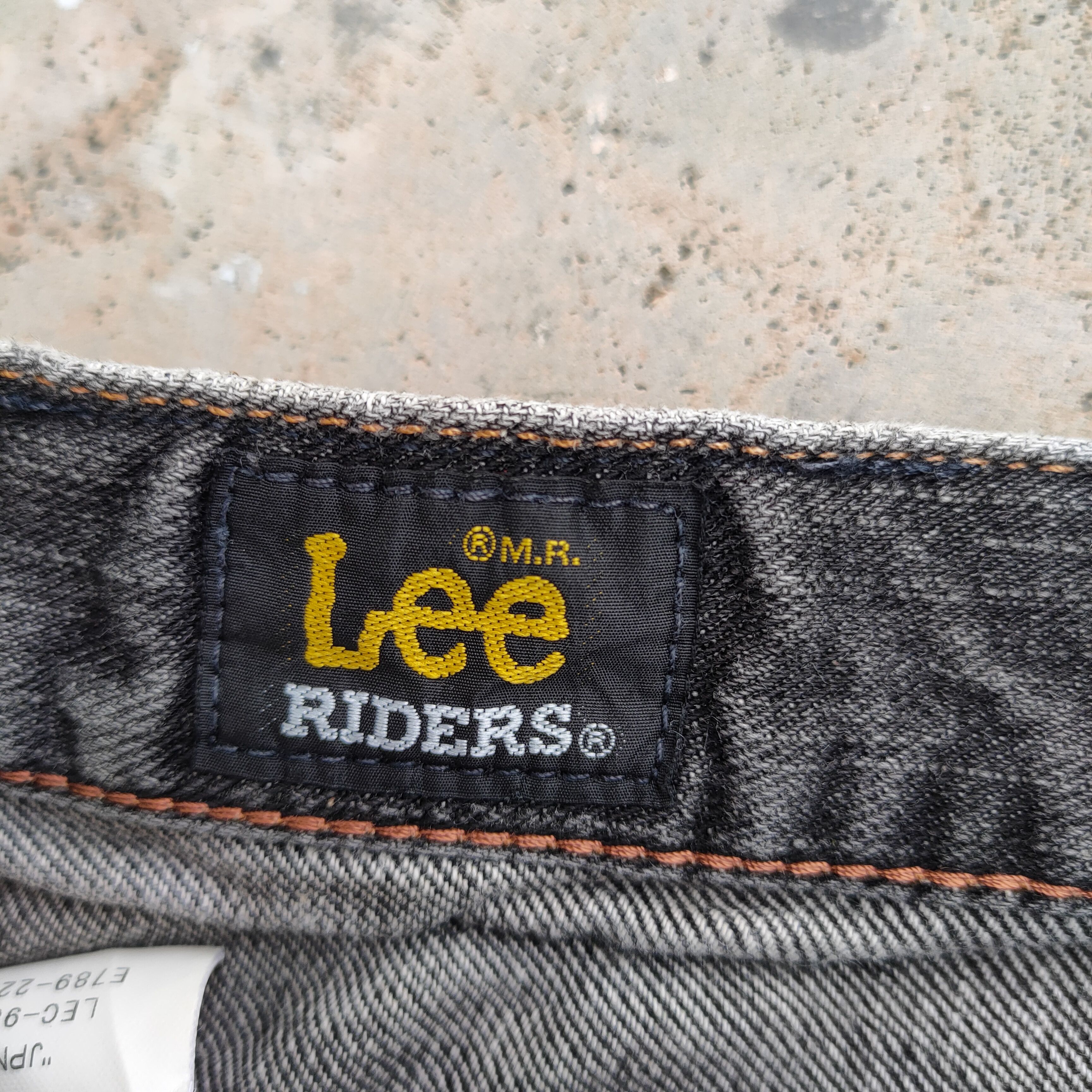 Jean × Lee × Vintage W34 VINTAGE LEE BLACK RIPPED JEANS DENIM PANTS Size US 34 / EU 50 - 16 Thumbnail