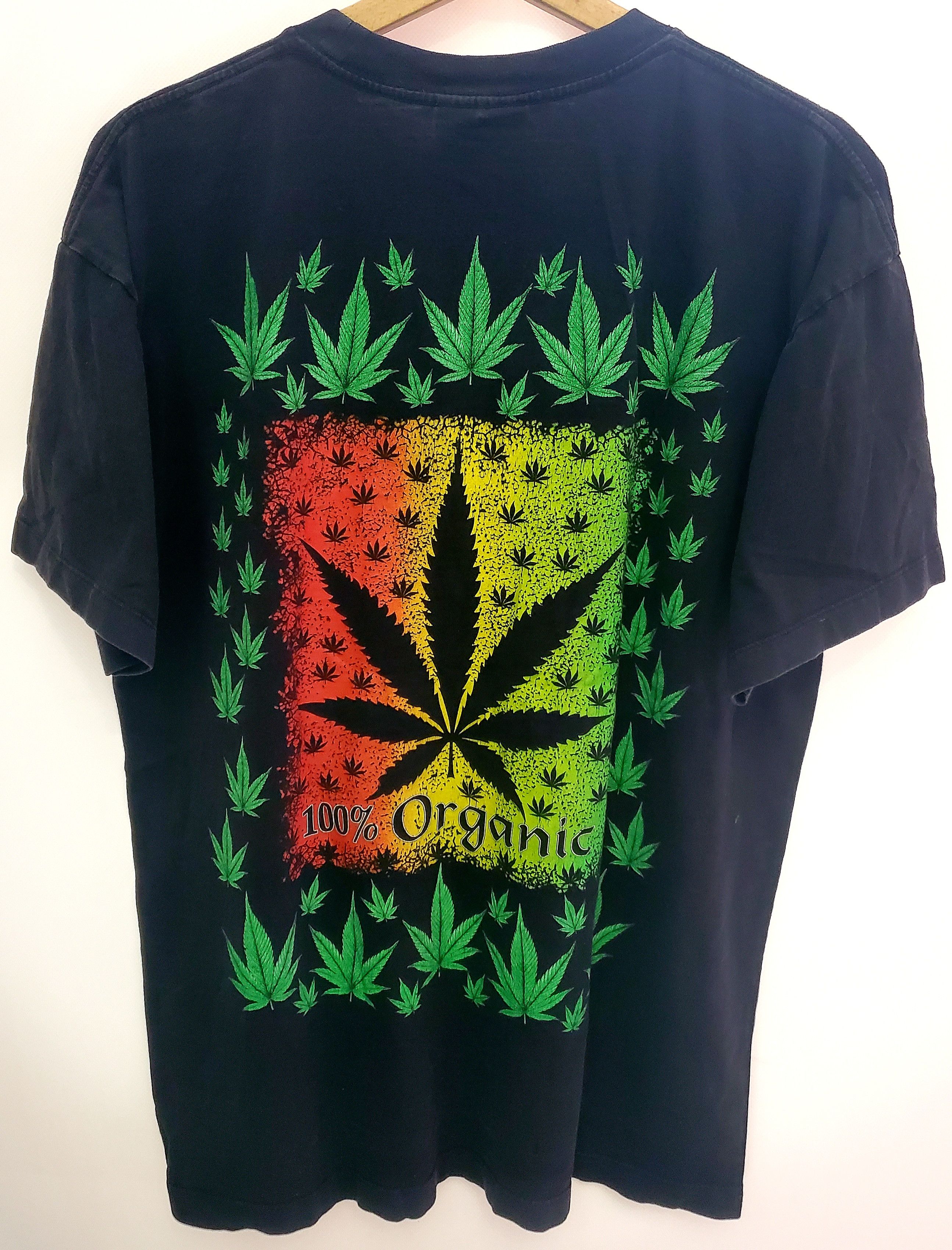 Vintage Vintage marijuana tee cannabis thc Tshirt size Xl Size US XL / EU 56 / 4 - 3 Thumbnail
