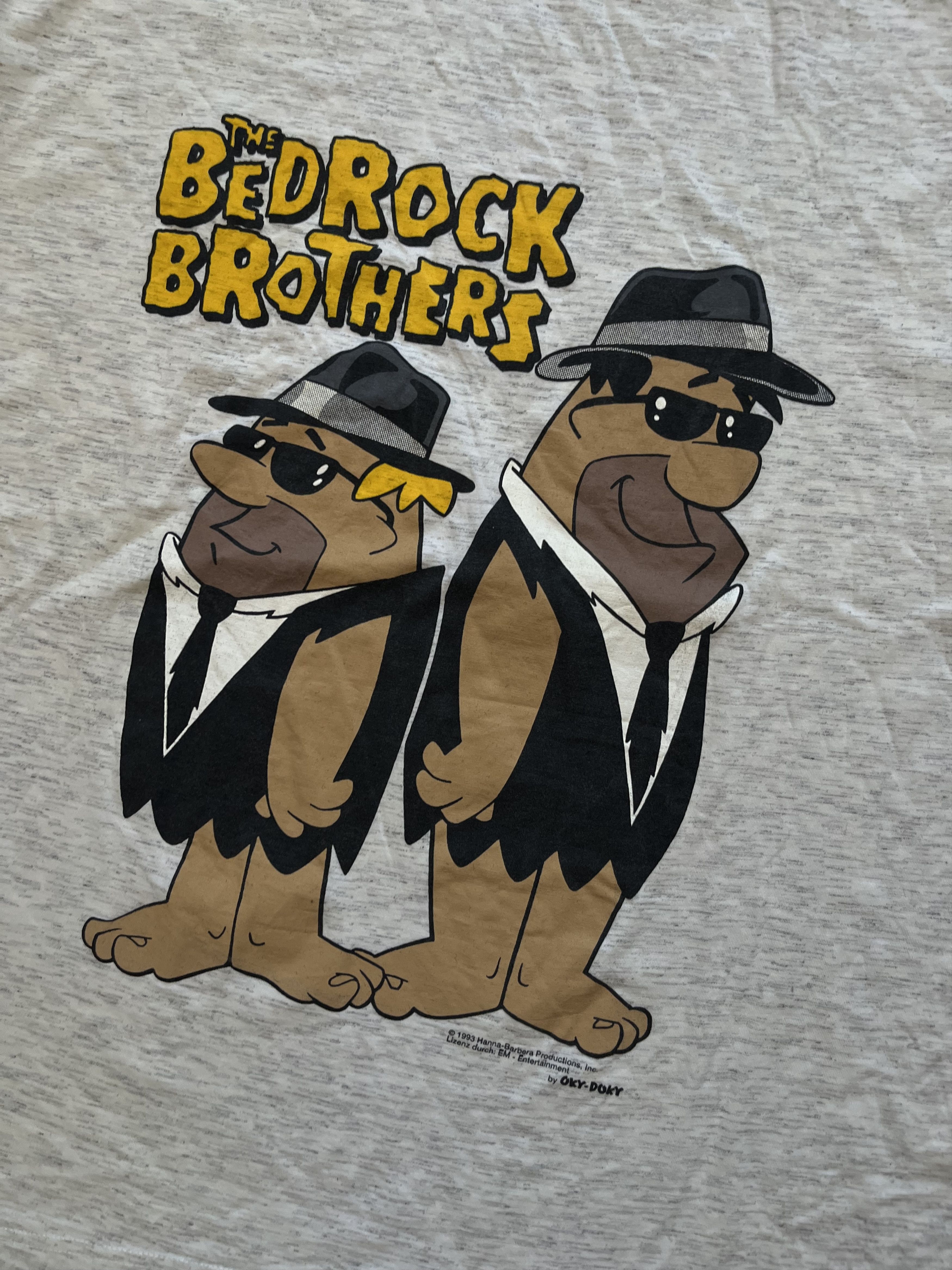 Vintage Vintage 1993 The Flinstones Bedrock Brothers T-shirts Size US M / EU 48-50 / 2 - 4 Thumbnail