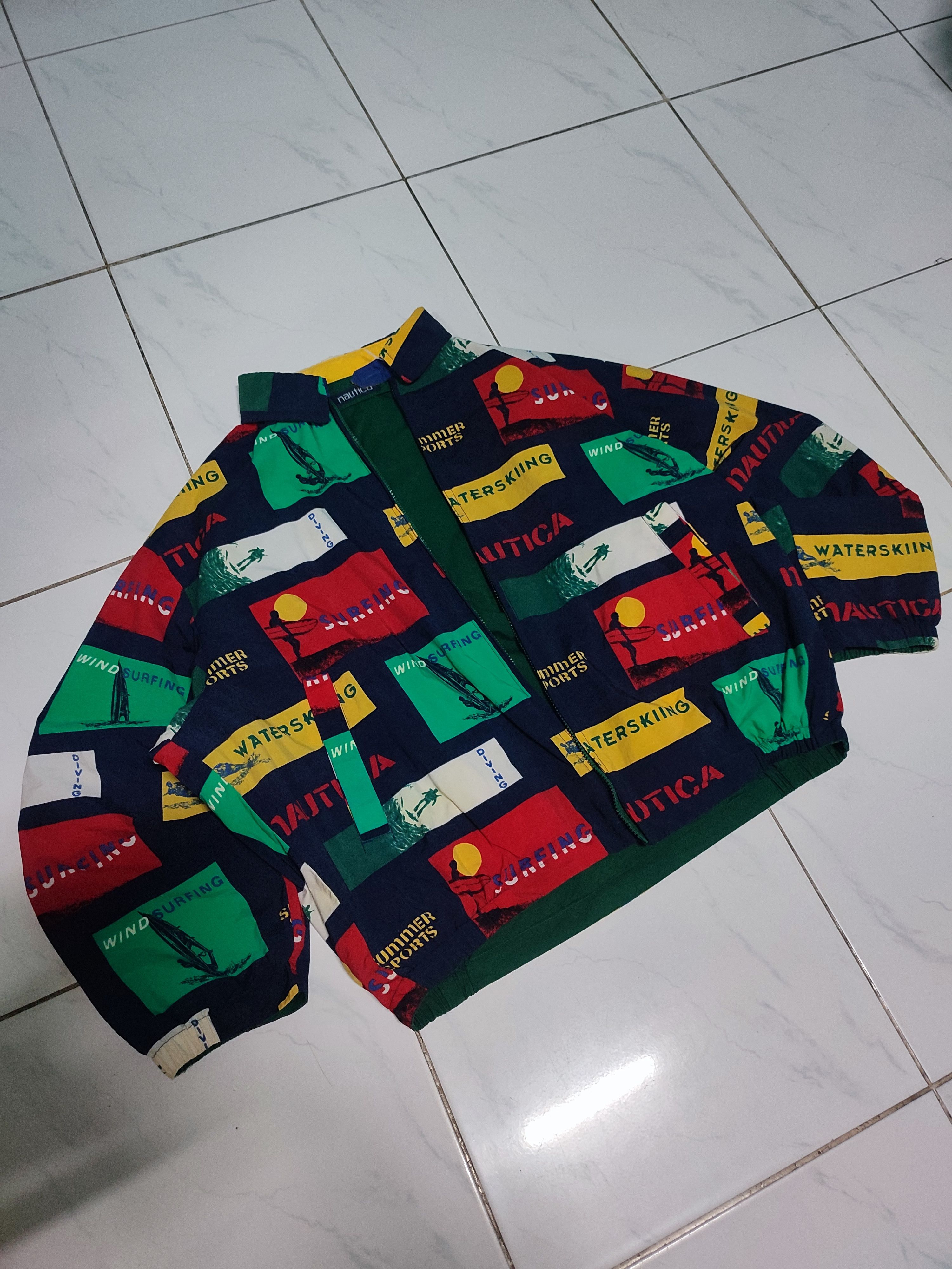 Nautica Vintage Rare Nautica Ocean Sportsman Reversible Jacket Size US L / EU 52-54 / 3 - 8 Thumbnail