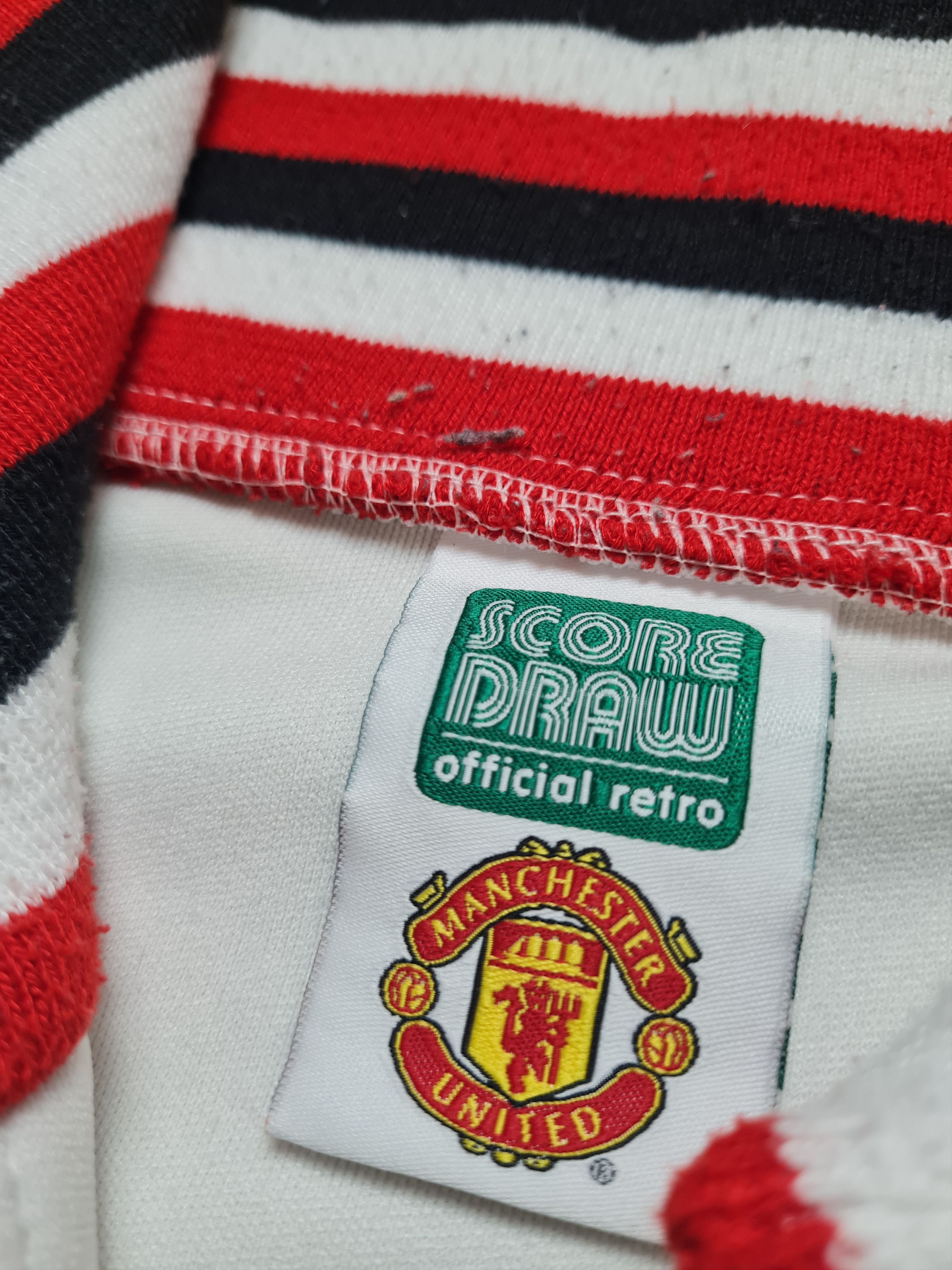 Other MANCHESTER UNITED 80s FOOTBALL SOCCER JACKET SCORE DRAW Size US L / EU 52-54 / 3 - 13 Thumbnail