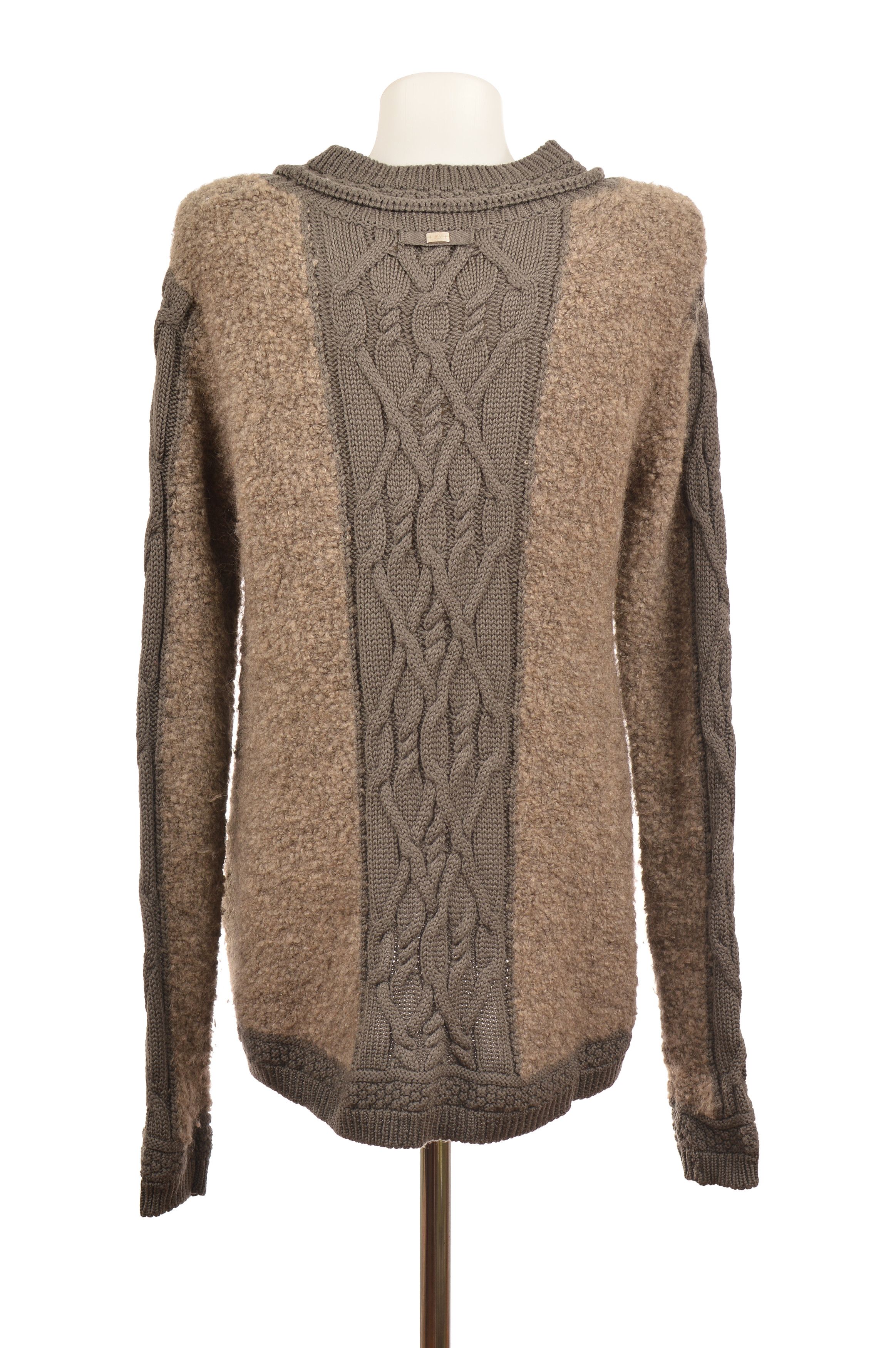 Designer High Use Whip Up Wool Blend Mixed Fabrics Sweater Size M / US 6-8 / IT 42-44 - 3 Thumbnail