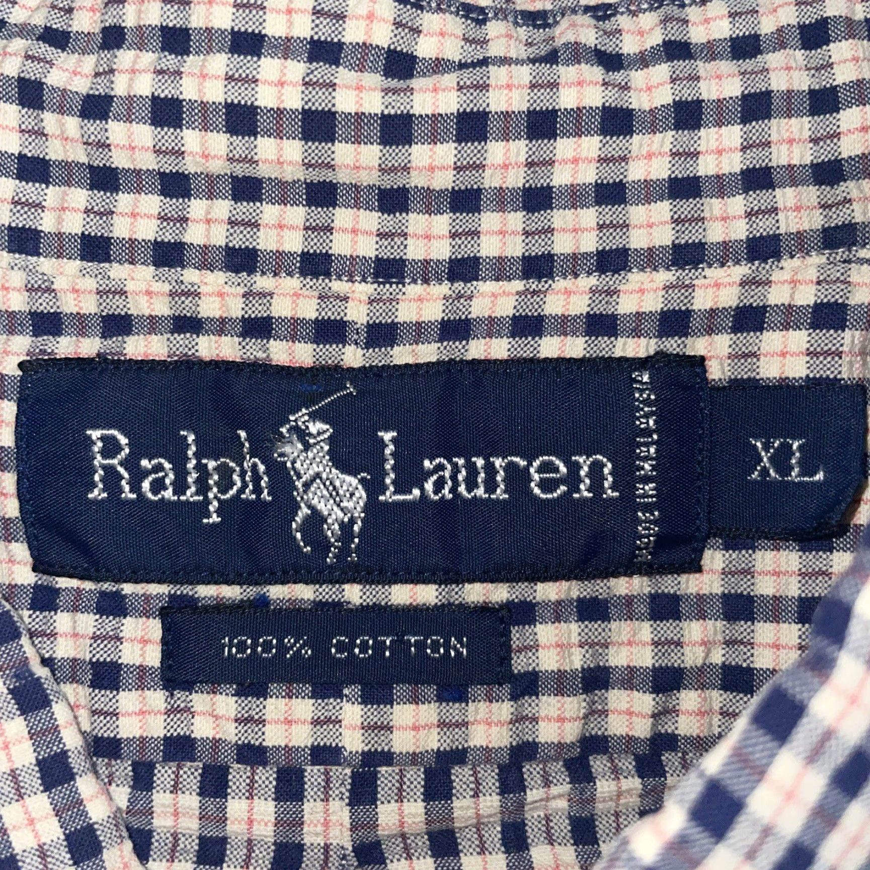 Polo Ralph Lauren Polo Ralph Lauren Plaid Shirt Button-Up Short Sleeve Mens XL Multicolor Size US XL / EU 56 / 4 - 3 Thumbnail