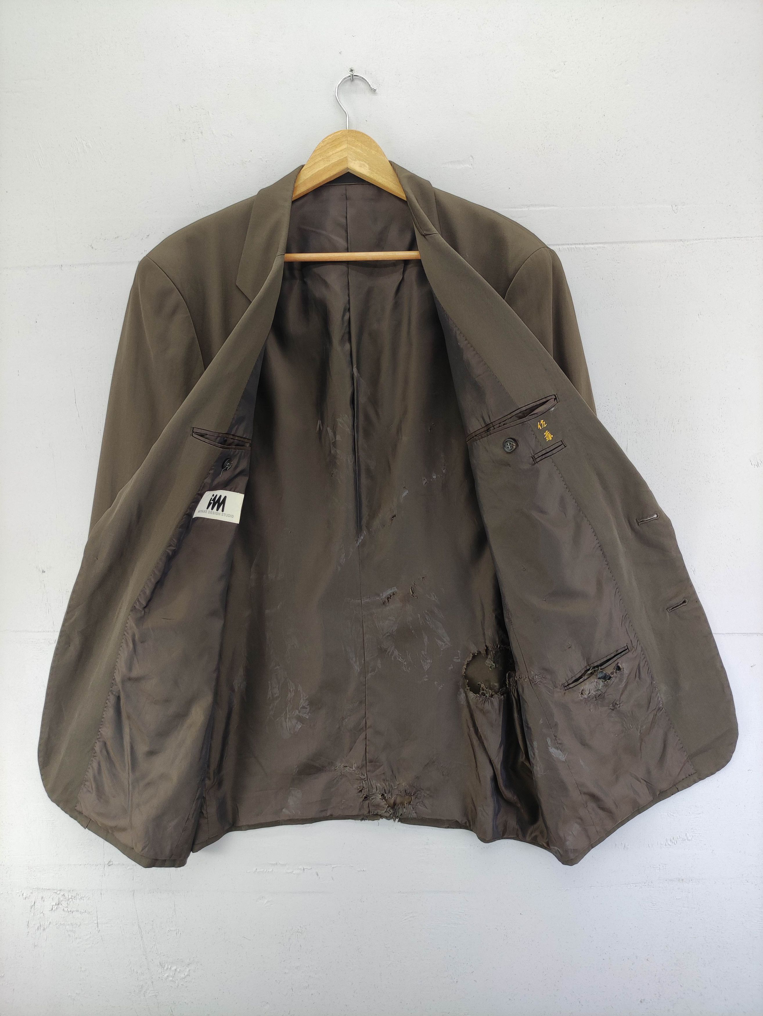 Issey Miyake Vintage Issey Miyake Blazer Coat Jacket Distressed Size US L / EU 52-54 / 3 - 4 Thumbnail