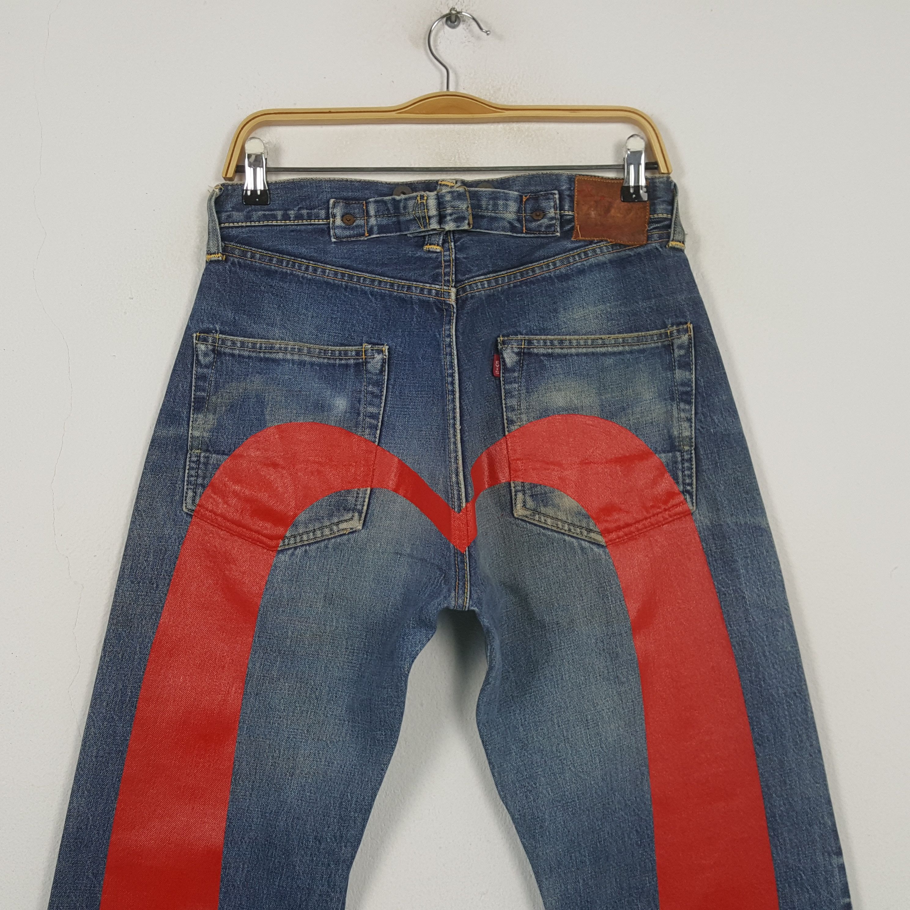 Evisu Vintage EVIS Japanese Brand Daicock Custom Style Jeans Size US 29 - 2 Thumbnail