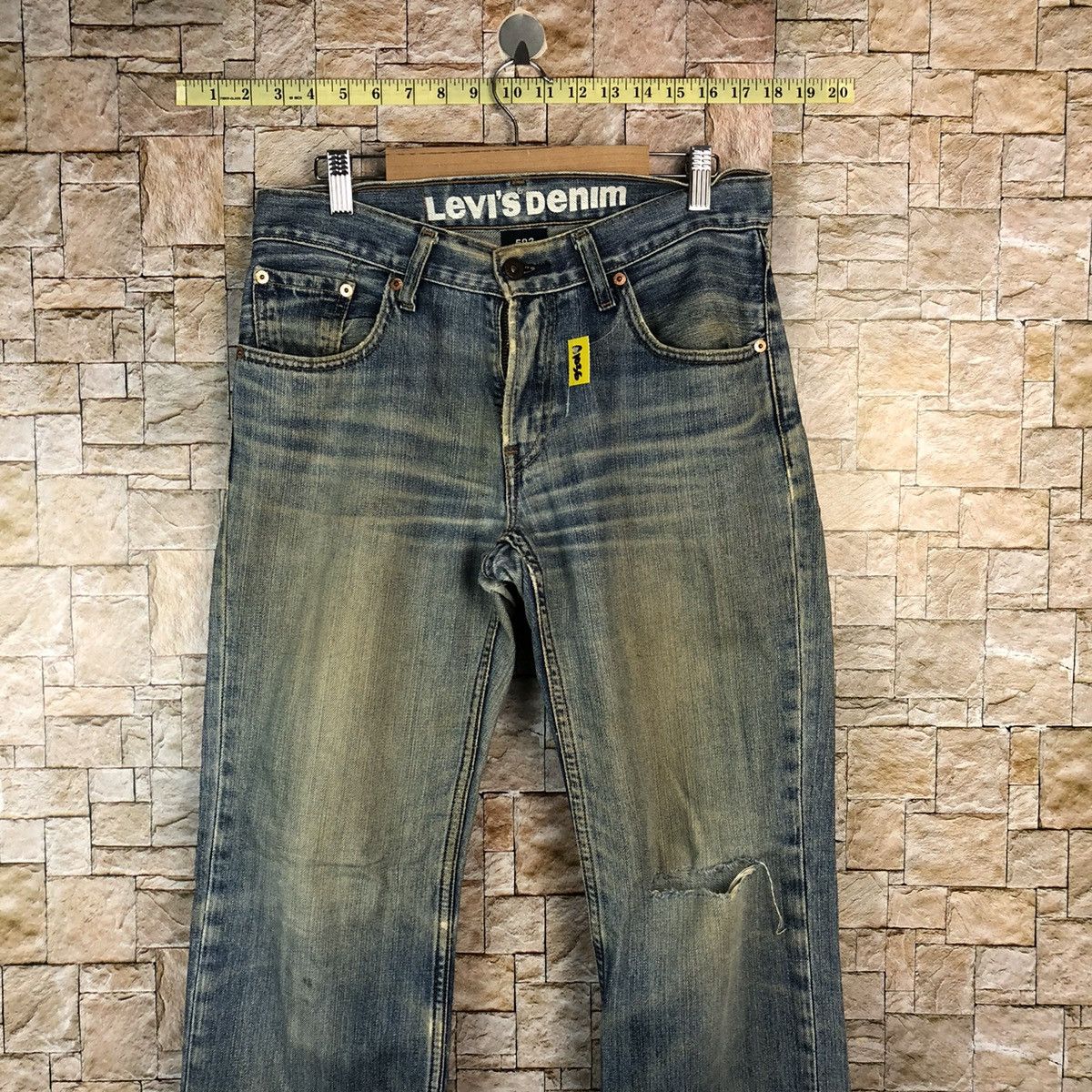 Levi's Levis 502 Blue Denim jeans Pants #A1036 Size US 31 - 2 Thumbnail