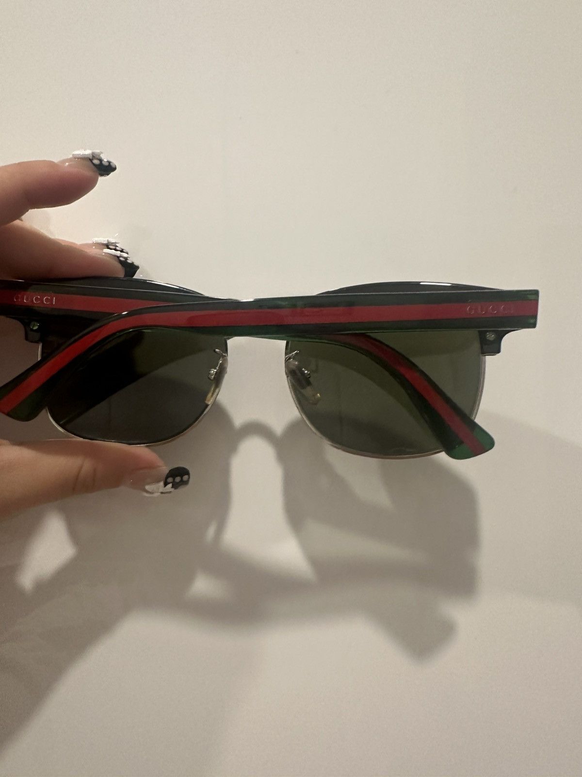 Gucci Gucci Aviator-Style Sunglasses – Classic Black Frame Size ONE SIZE - 3 Thumbnail