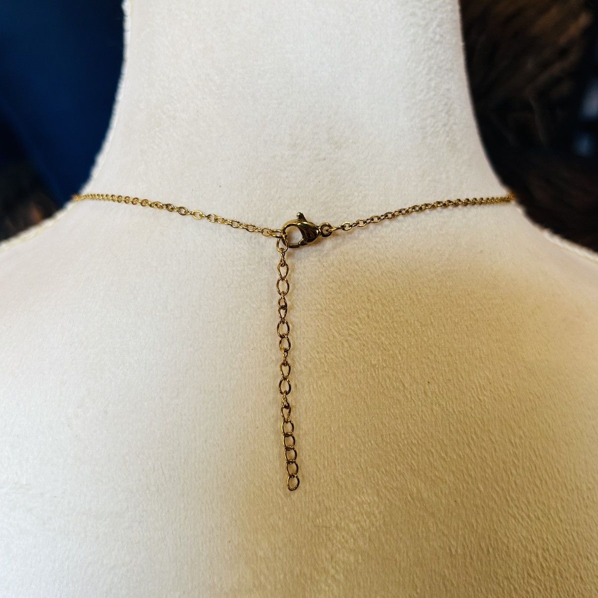 Vintage Handcrafted antique skeleton key pendant on chain necklace Size ONE SIZE - 4 Thumbnail
