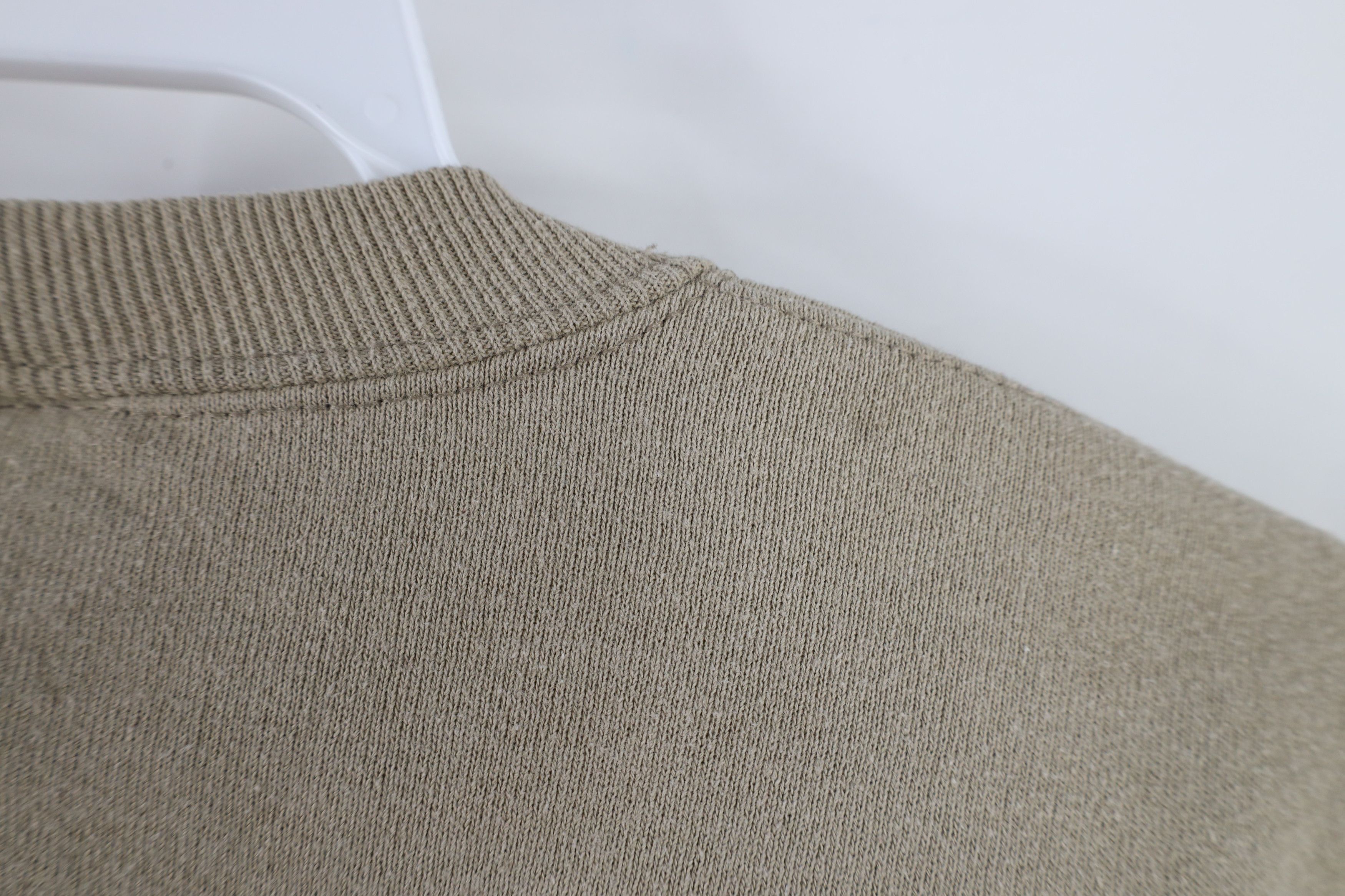 Russell Athletic × Vintage Vintage 90s Russell Athletic Blank Crewneck Sweatshirt Beige Size US XL / EU 56 / 4 - 9 Thumbnail