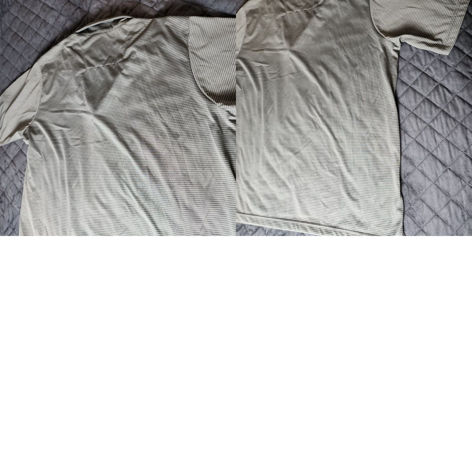 Vintage Antigua Polo Shirt Mens XL Gray Stripe C3 Logo Golf Lightweight Stretch Size US XL / EU 56 / 4 - 8 Thumbnail