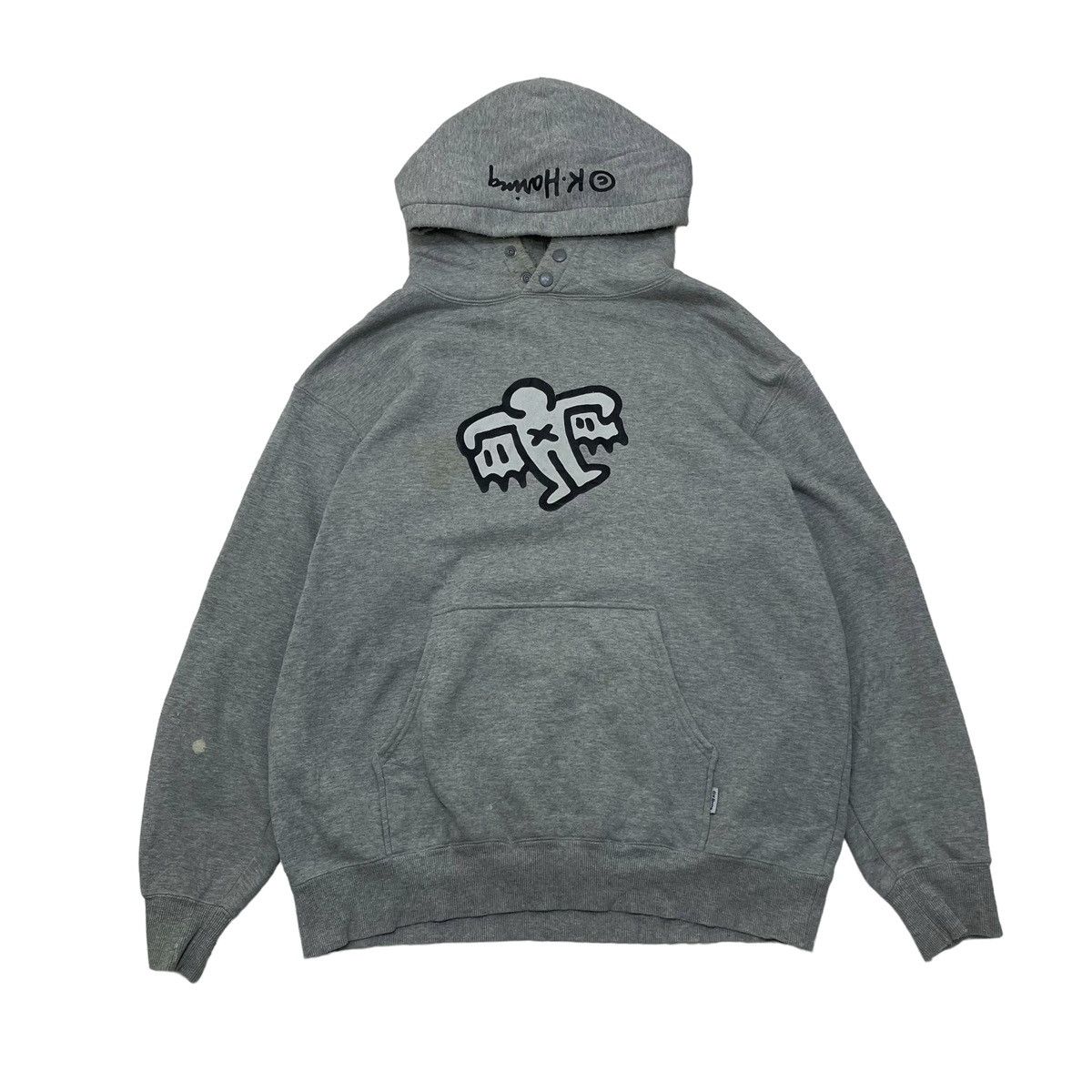 Japanese Brand 💥Keith Haring Pull Over Sweatshirt Hoodie Jacket Size US L / EU 52-54 / 3 - 1 Thumbnail