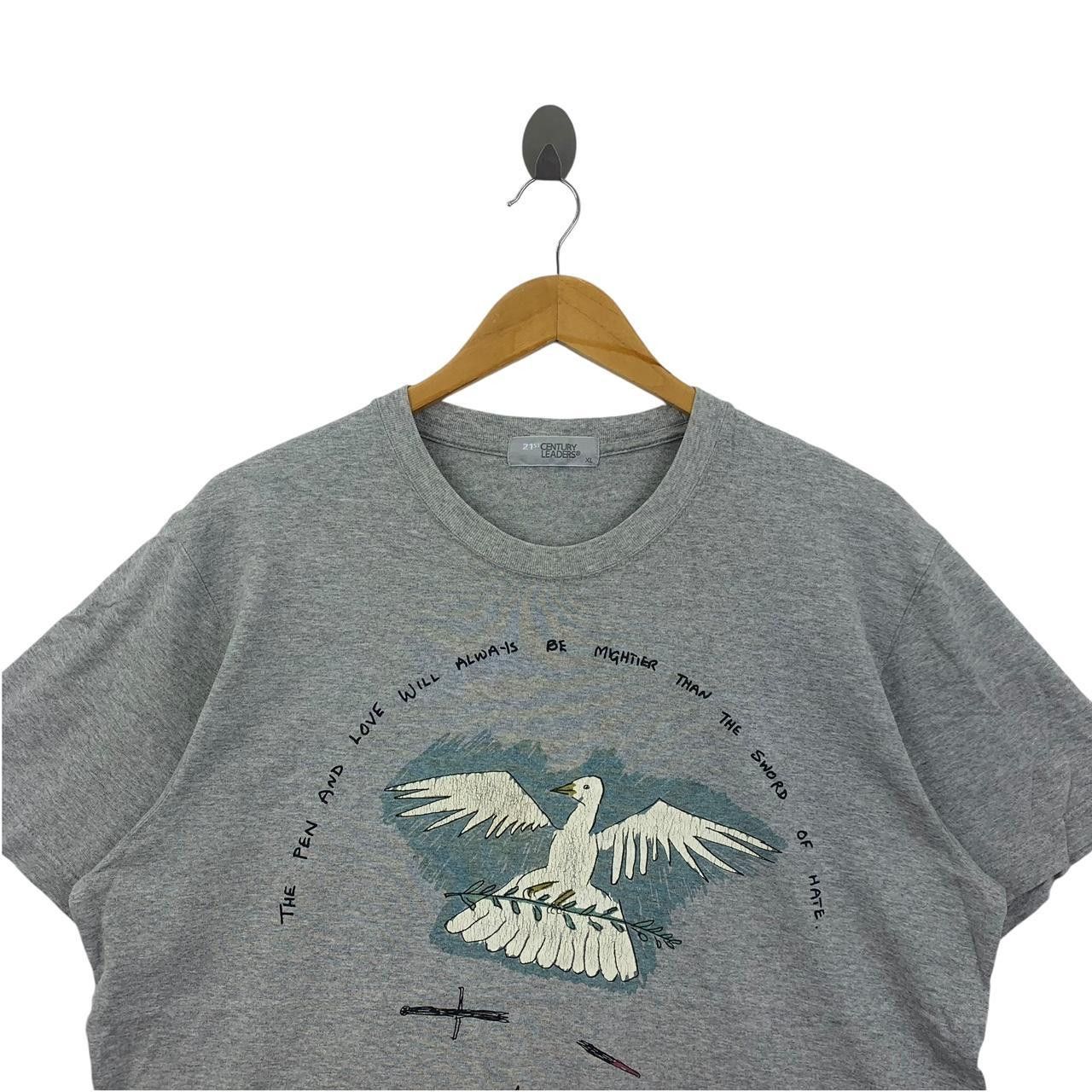 Uniqlo UNIQLO x 21st CENTURY LEADERS Peace Bird Tee Shirt Size XL / US 12-14 / IT 48-50 - 2 Thumbnail