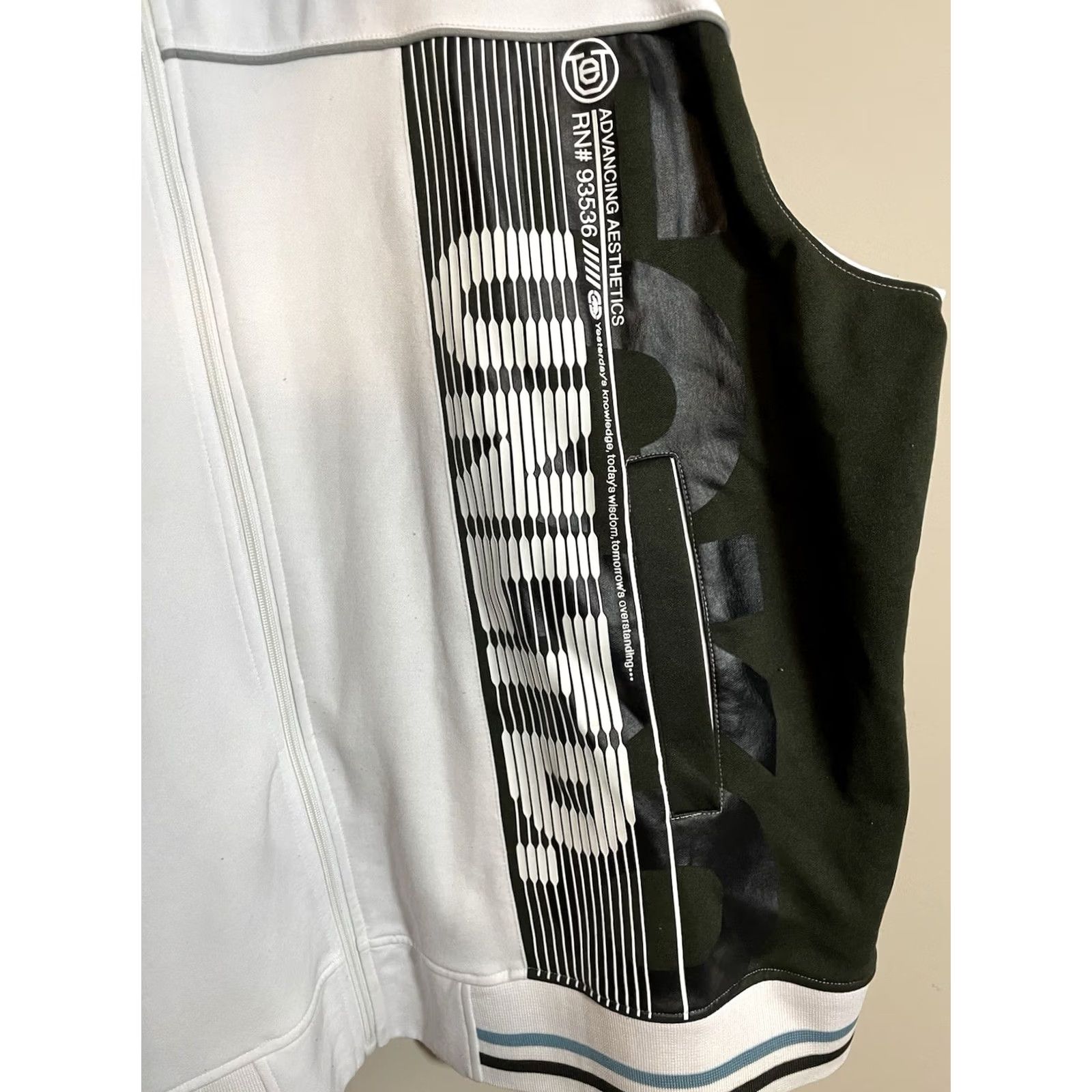 Ecko Unltd. VINTAGE Ecko Unltd Track Jacket White Striped Zip 5XL Men Full Zip Sweatshirt Hip Hop Street Size US XXL / EU 58 / 5 - 6 Thumbnail