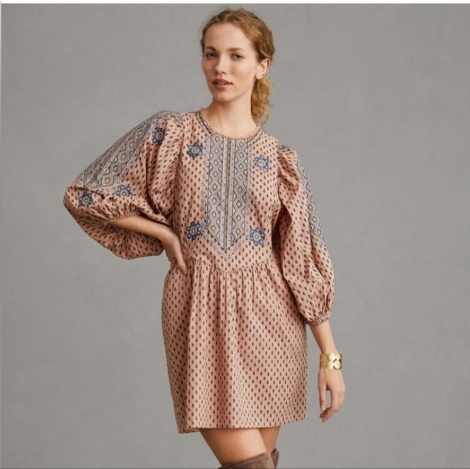 Other Anyhropologie Tunic Mini Dress Size M / US 6-8 / IT 42-44 - 1 Thumbnail