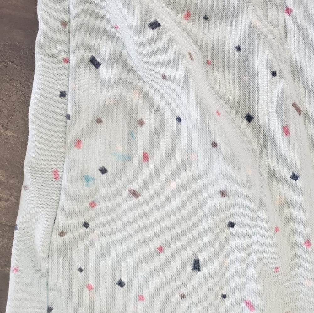 Designer Light Blue Confetti ST Lounge Pant Size 28" / US 6 / IT 42 - 3 Thumbnail