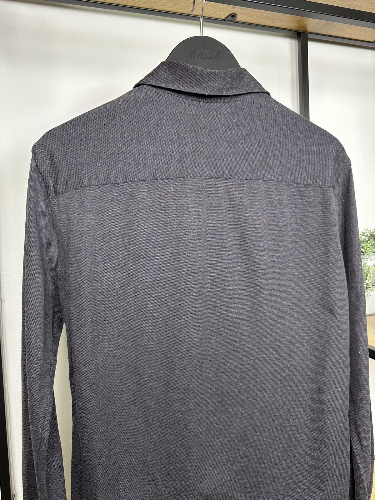 Eton Eton Polo Shirt Buttons Up Grey Cotton Luxury Classic Mens L Size US L / EU 52-54 / 3 - 10 Thumbnail