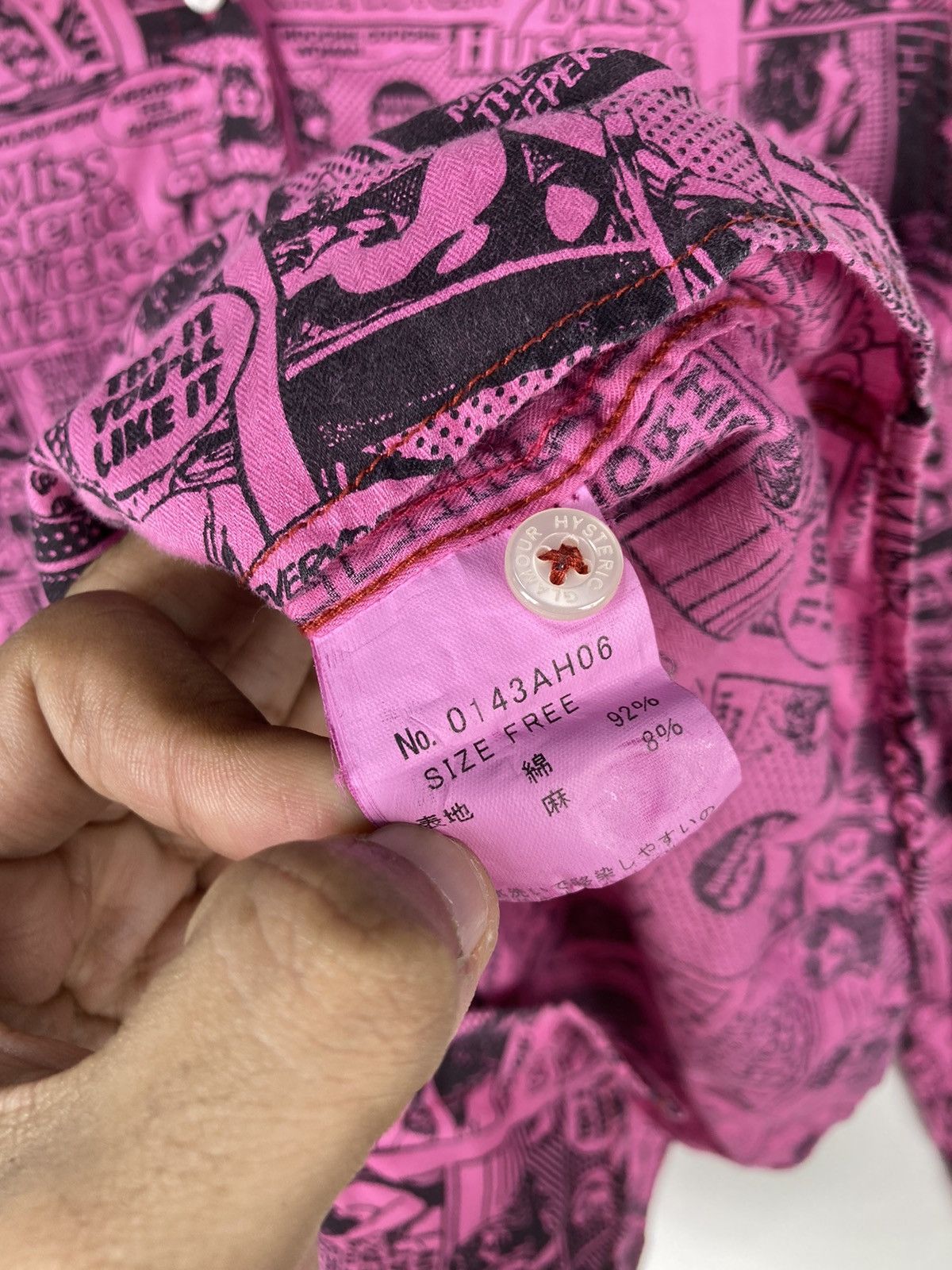 Hysteric Glamour × If Six Was Nine Hysteric Glamour Punk Miss Hysteric Wicked Ways Shirt Size US S / EU 44-46 / 1 - 5 Thumbnail