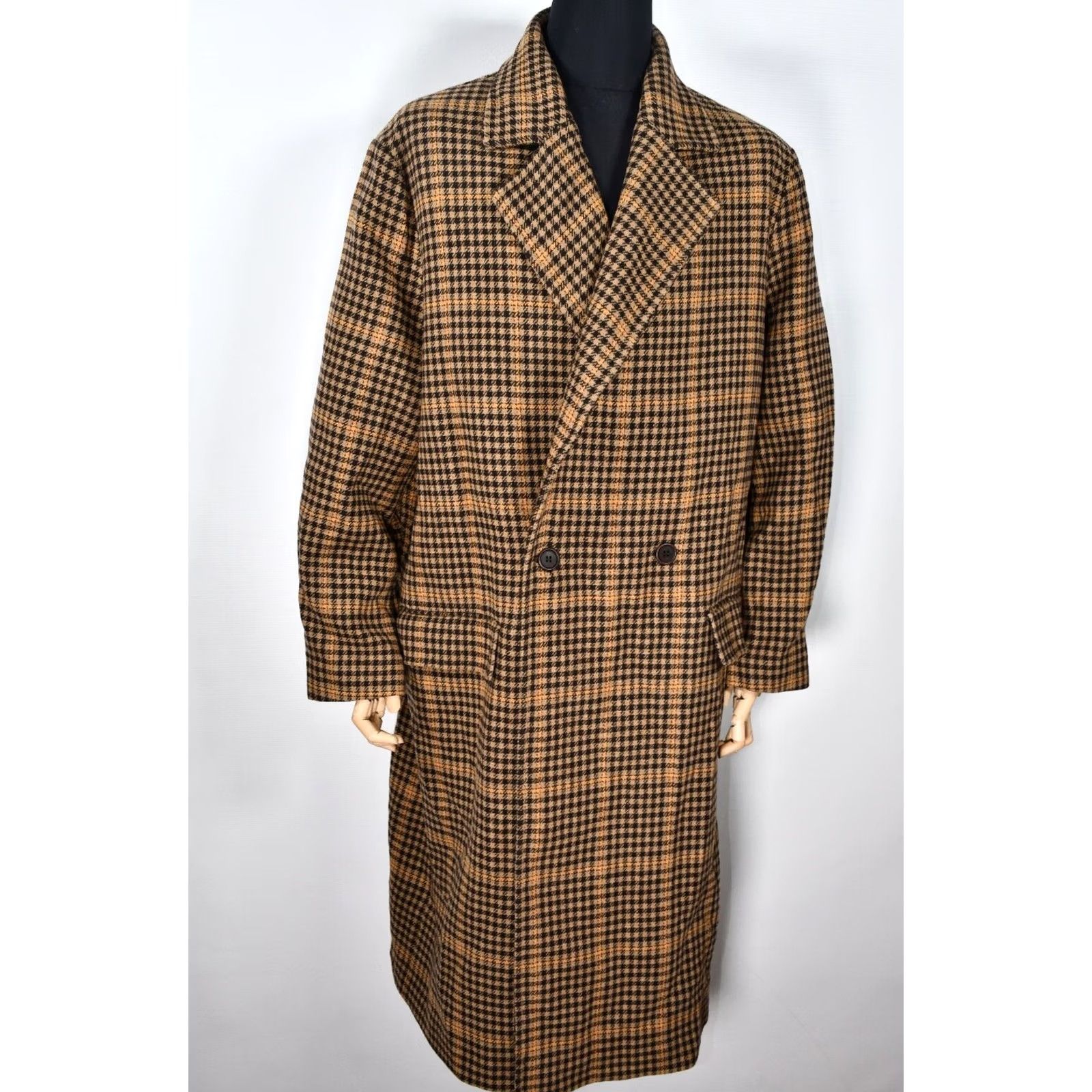 H&M H&M Edition x John Boyega Manteco Wool Men's Coat 48R Brown Vintage? Size US M / EU 48-50 / 2 - 4 Thumbnail