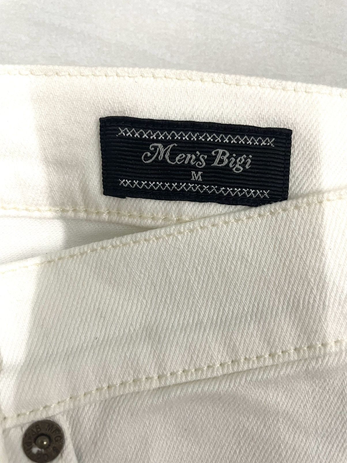 Pure Blue Japan JAPANBLUEJEANS X Mens Bigi White Jeans Size US 31 - 8 Thumbnail