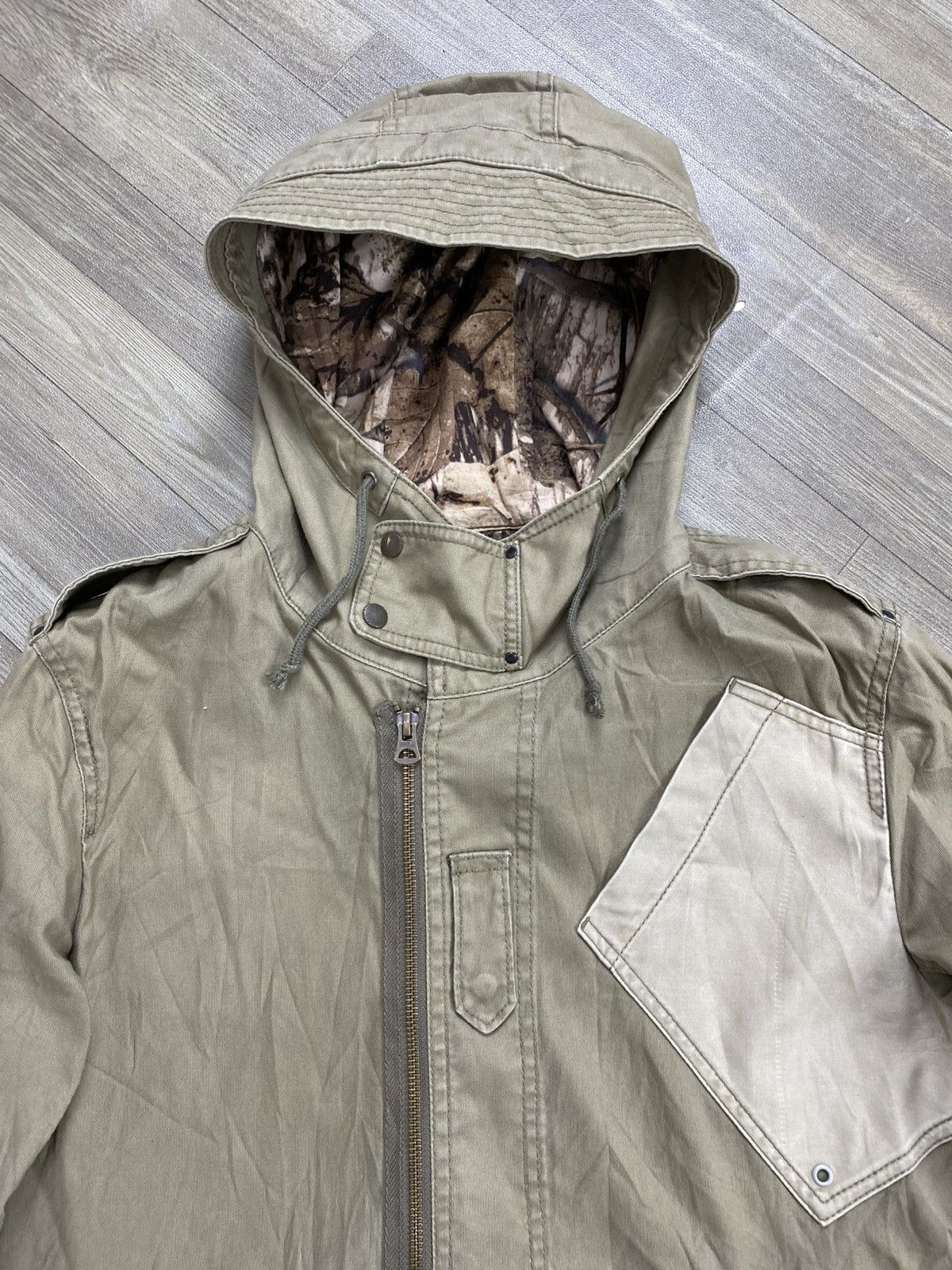 Issey Miyake 🇯🇵Vintage Issey Miyake Tete Homme Military Trench Coat Jacket Size US M / EU 48-50 / 2 - 4 Thumbnail