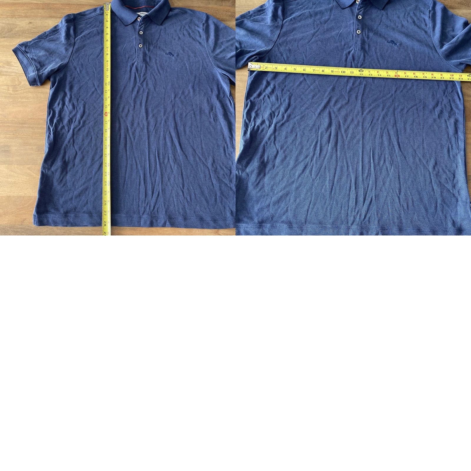 Tommy Bahama Tommy Bahama Men's L Polo Shirt Blue Tencel Modal Relaxed Soft Casual Size US L / EU 52-54 / 3 - 8 Thumbnail