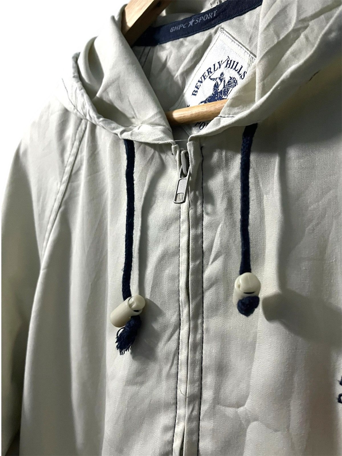 Beverly Hills Polo Club Beverly Hills Polo Club Windbreaker Women Beige Vintage Size M / US 6-8 / IT 42-44 - 6 Thumbnail