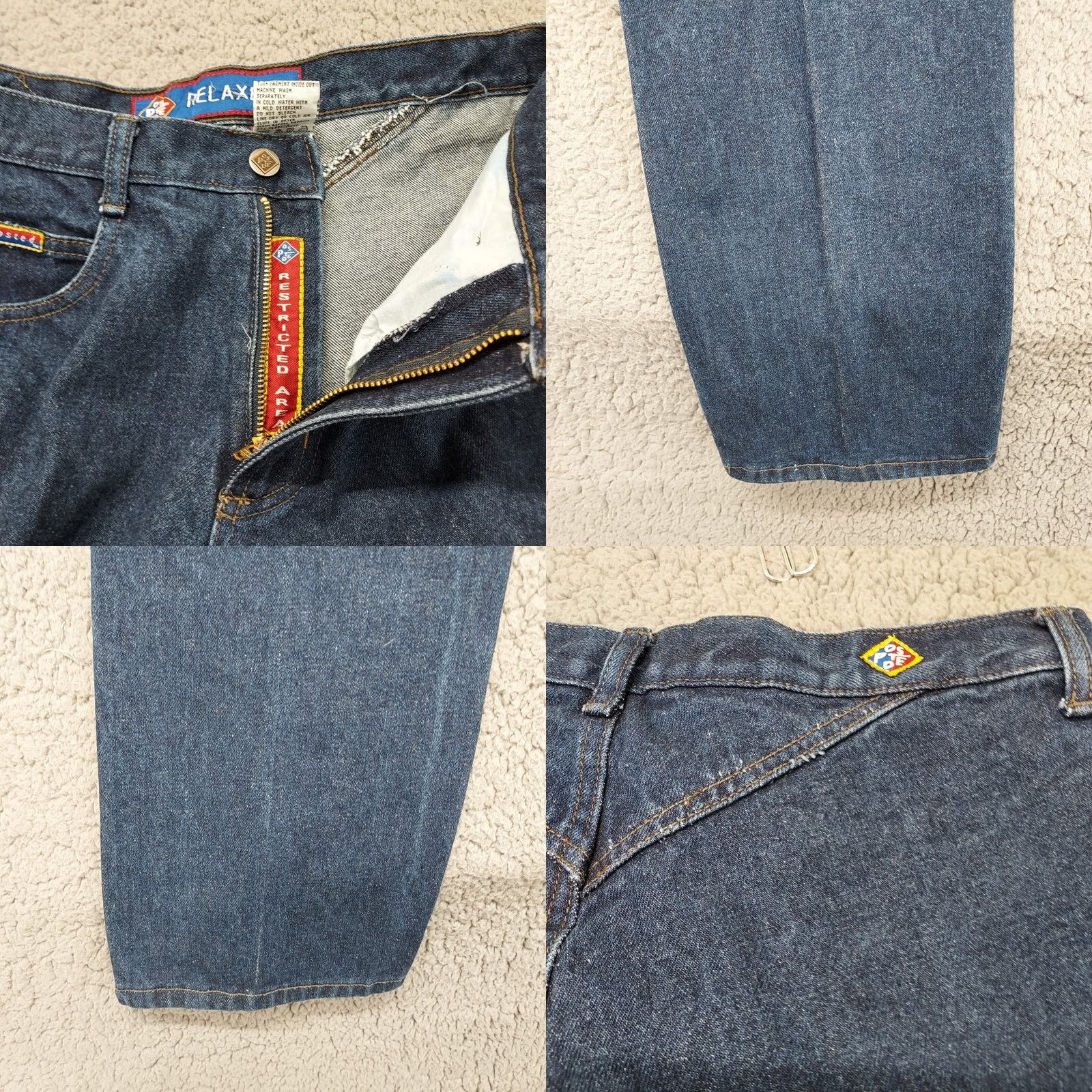 Vintage Posted Relaxed Vintage Blue Jeans 32x34 Mom High Waisted Cowgirl Western Womens Jeans Size 24" / US 00 / IT 34 - 9 Thumbnail
