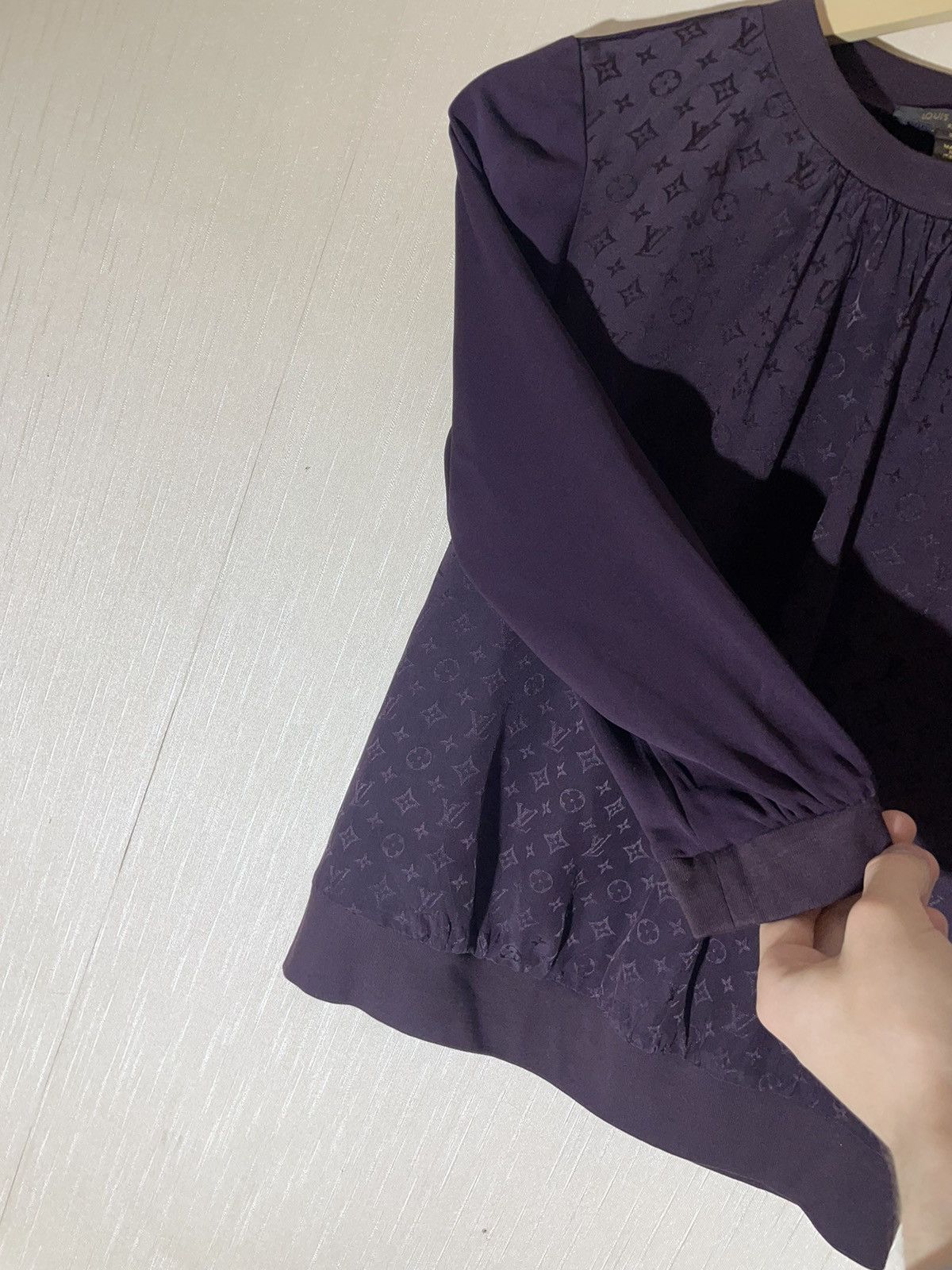 Designer × Louis Vuitton Louis Vuitton Viscose Monogram Sweatshirt Size XS / US 0-2 / IT 36-38 - 11 Thumbnail