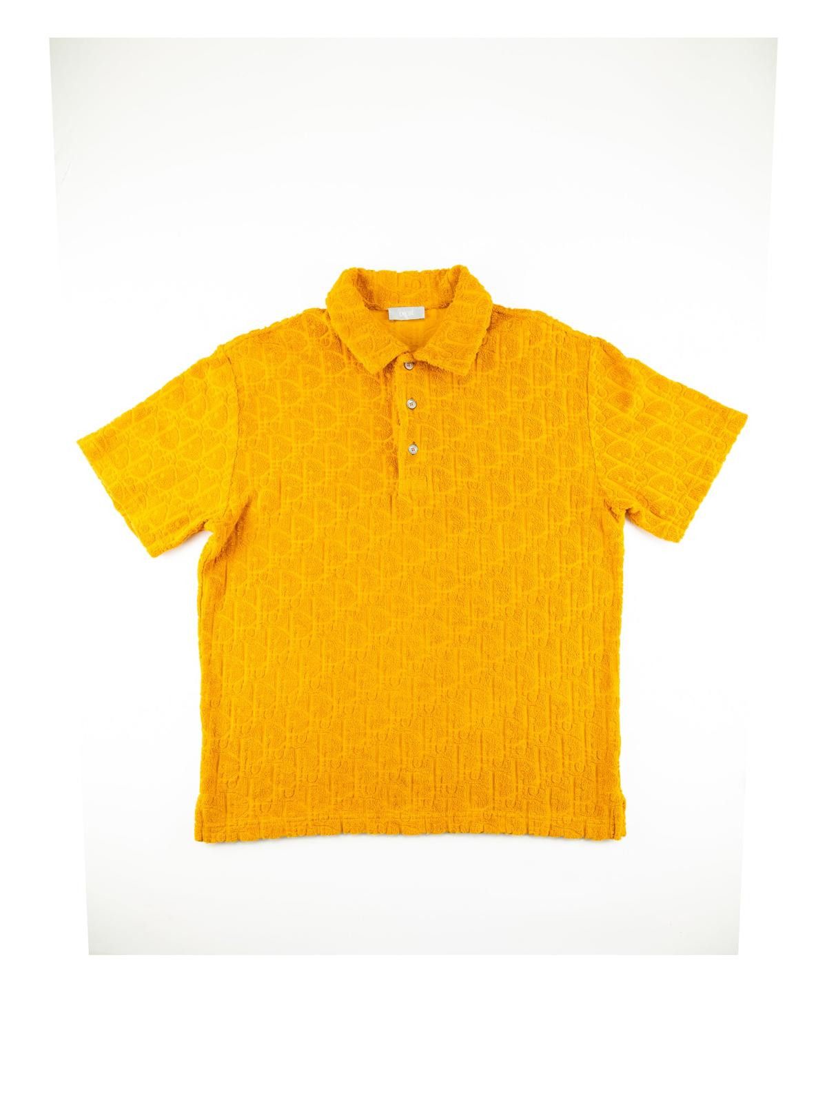 Dior Dior Oblique Monogram Jacquard Polo Shirt Size US S / EU 44-46 / 1 - 1 Thumbnail